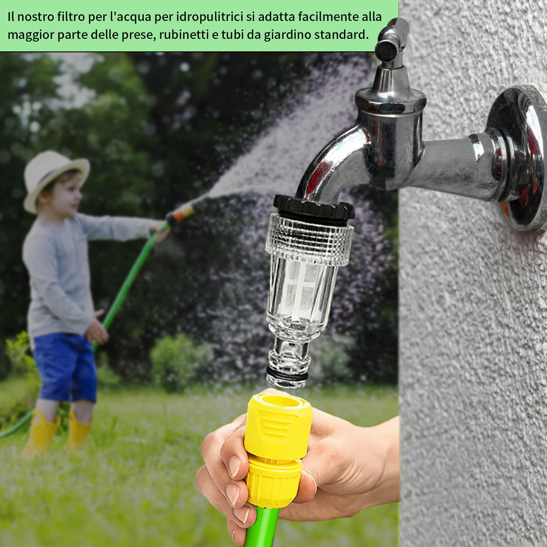 Filtri Acqua Per Idropulitrice - 4 Pezzi, Protezione Pompa Da Impurità - Foto 9