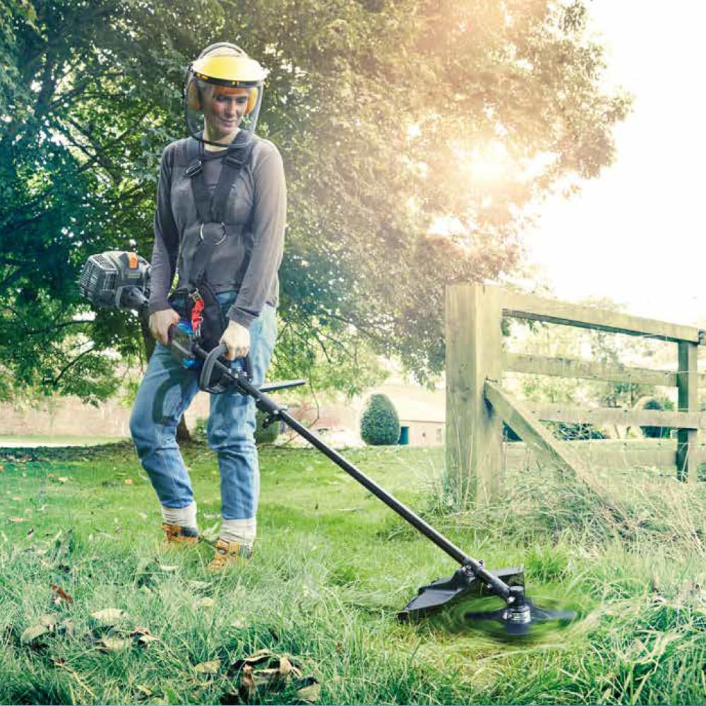 Débroussailleuse thermique 26cc avec démarrage électrique - Lawnmaster