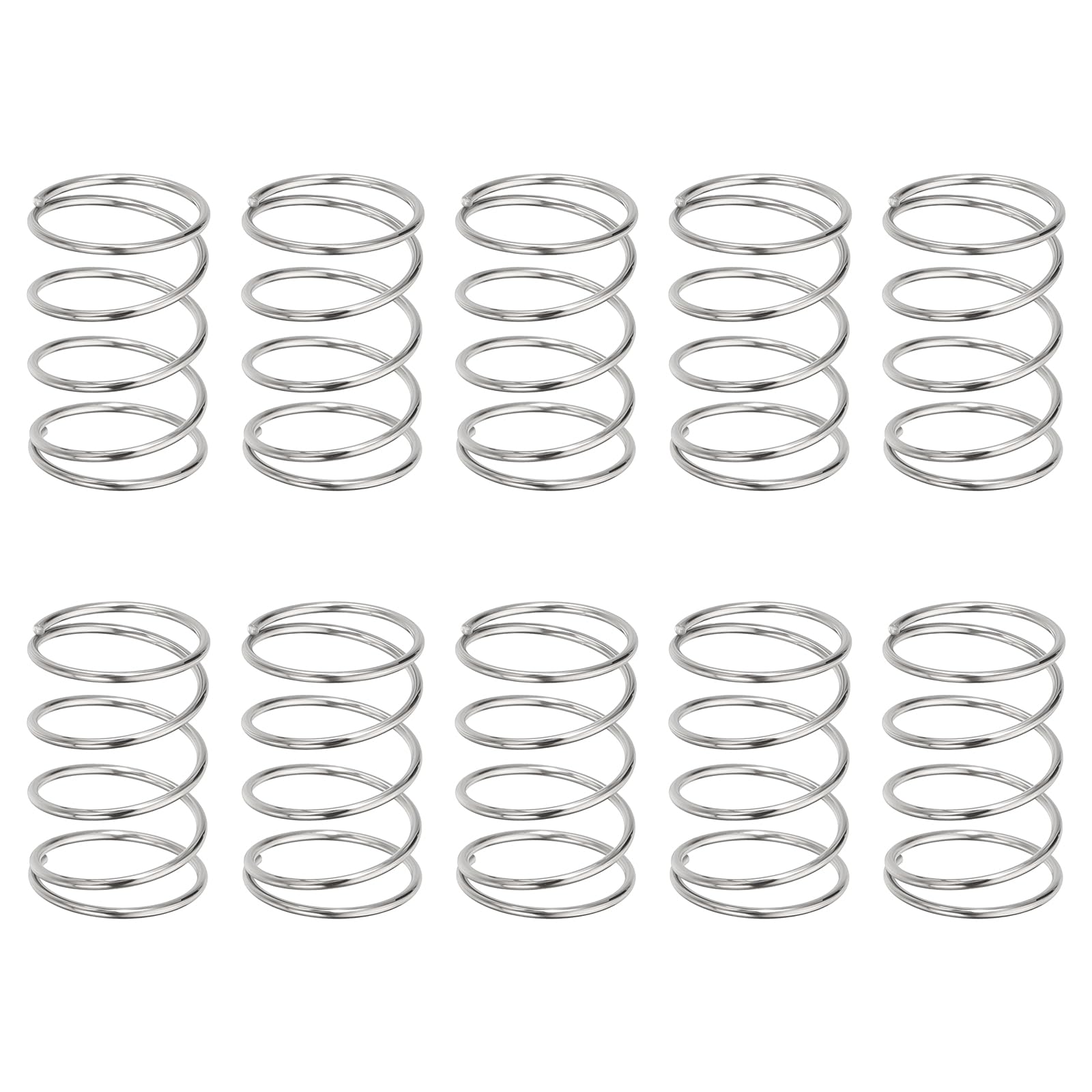 uxcell 10Pcs Compression Spring 0.8mm Wire Diameter x 10mm OD x 20mm Long — Amazon image 20