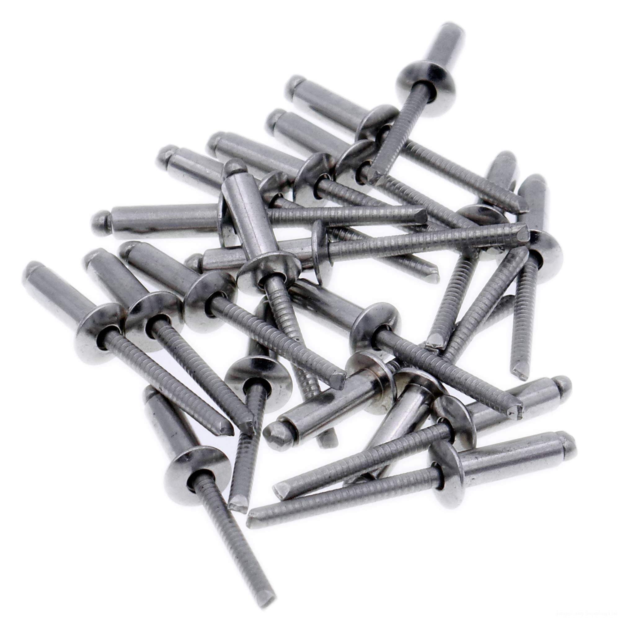Singularity Supplies M3 (3Mm X 16Mm) Dome Blind Rivet - Stainless Steel (A2) (Pack Of 20)