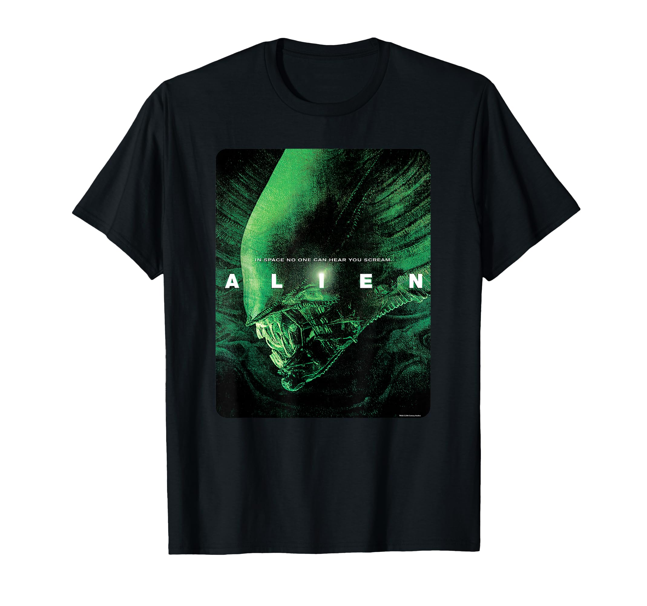 Alien 45th Anniversary Xenomorph 1979 Movie Poster In Space T-Shirt