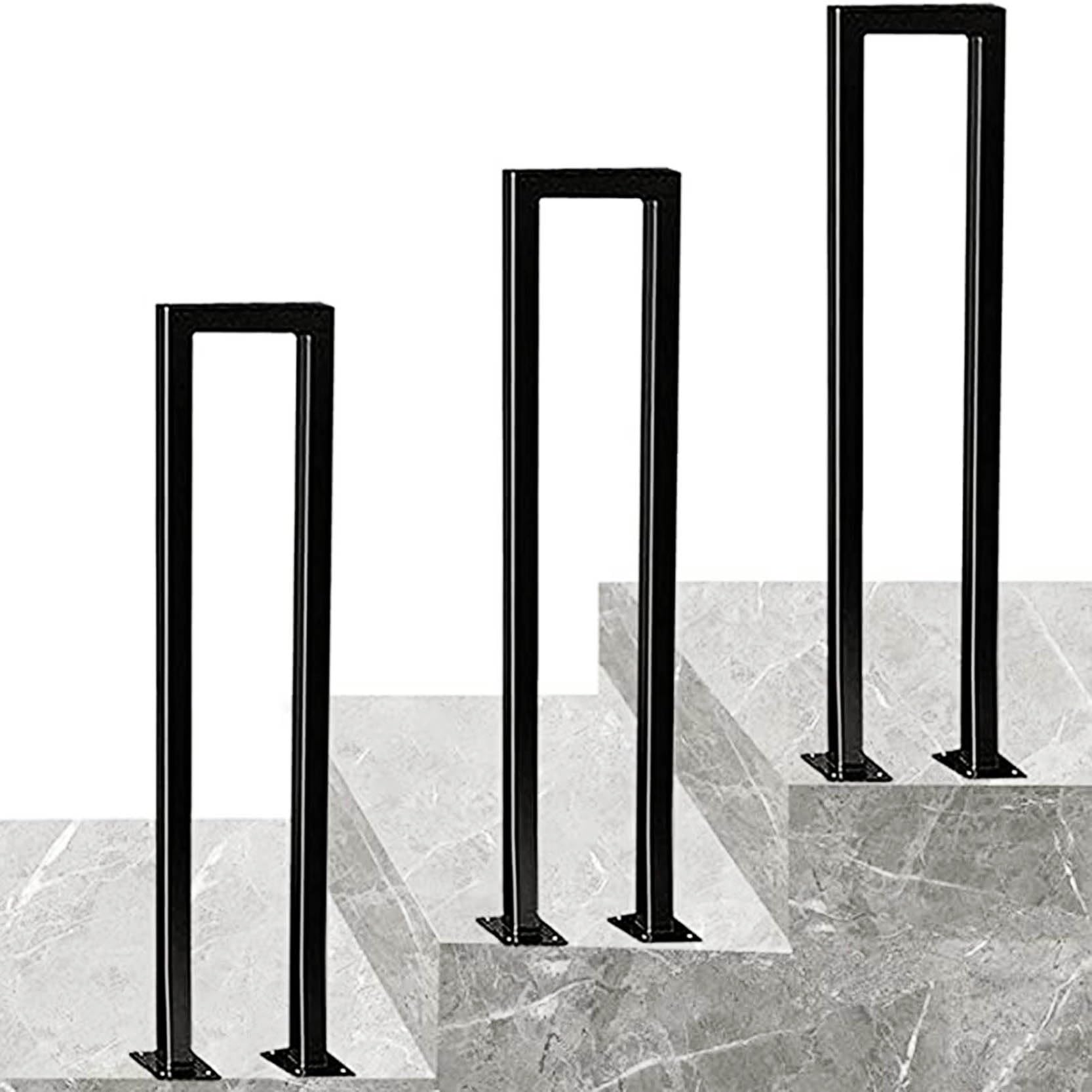 Barrière de clôture en fer forgé haut de gamme pour marches et terrasses