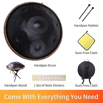 Amazon | ハンドパン 55.9 cm D マイナー クルド ハンドパン 9