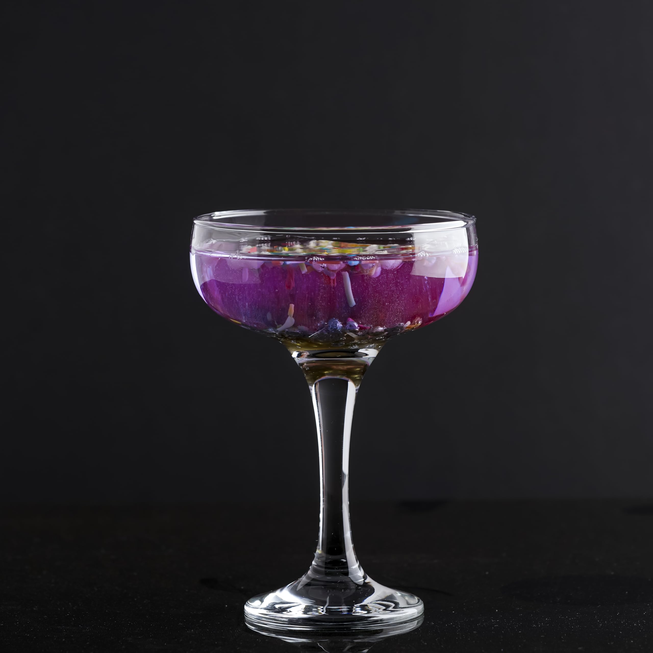 Copas de Cóctel (8 oz/235 ml). Copas de café espresso Martini, Margarita, Corte Elegante y Copa Champán, Cristalería larga (4)