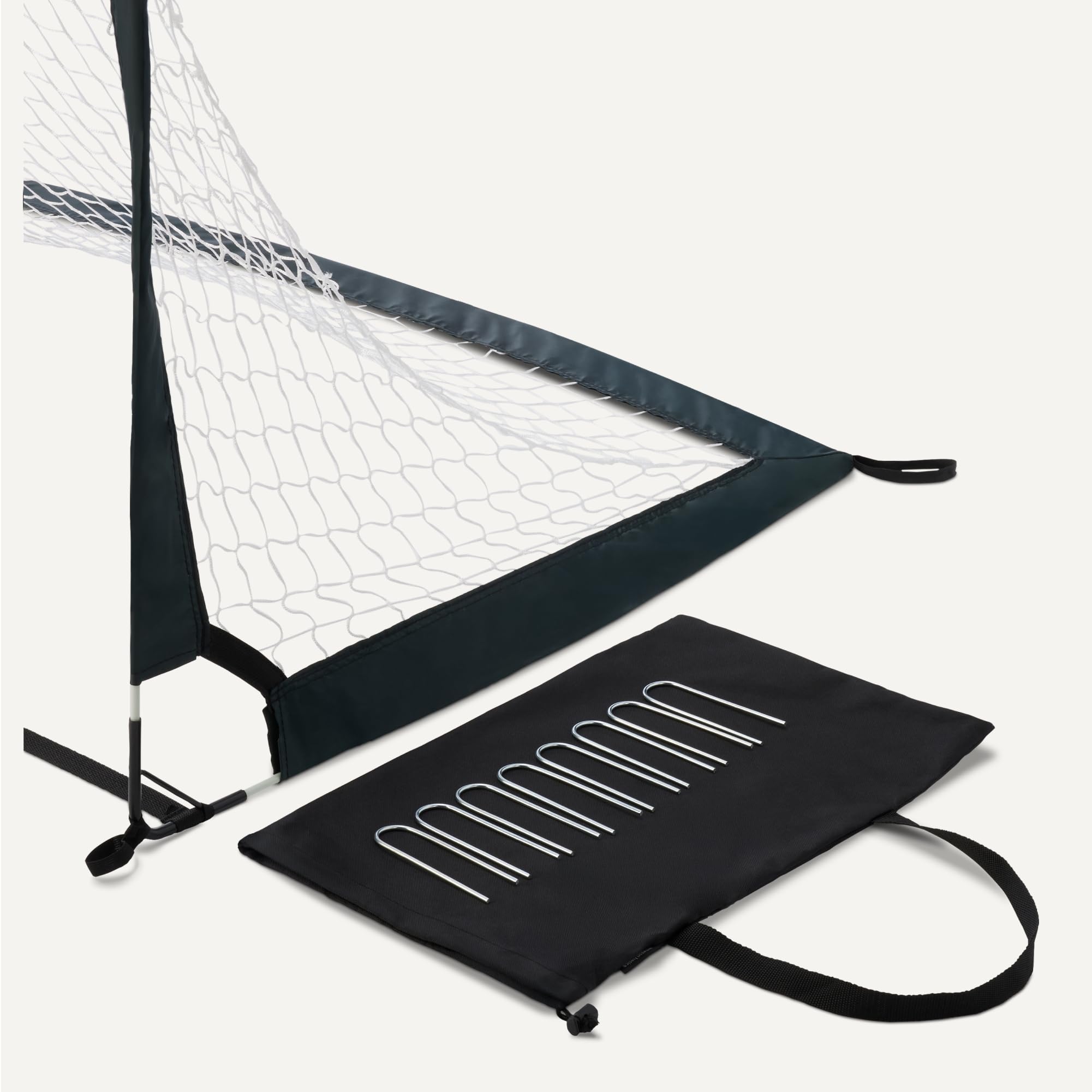 Amazon Basics Portable Pop Up Soccer Goal Net for Backyard Training
