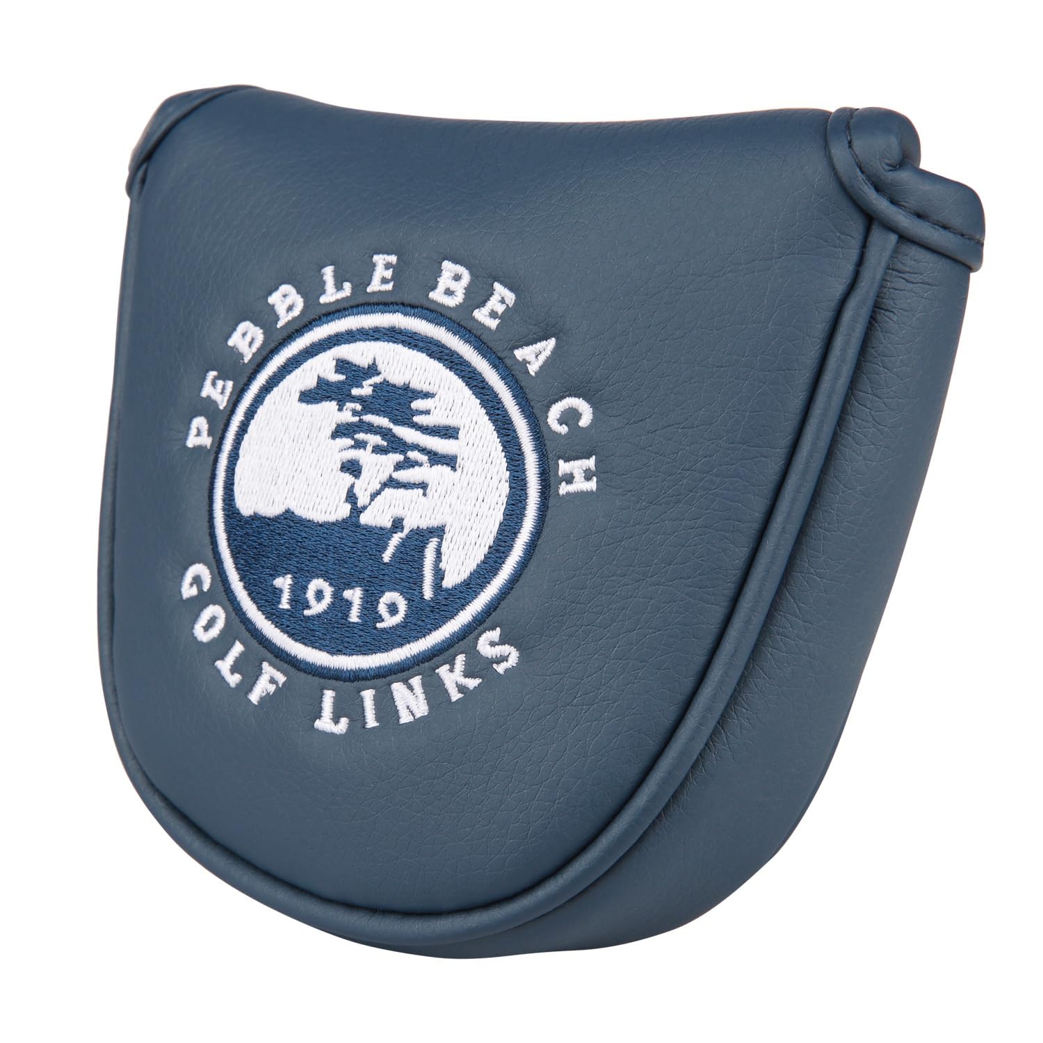 Generic Golf Club Mallet Putter Head Cover with Magnetic Closure (Blue, Faux Leather)