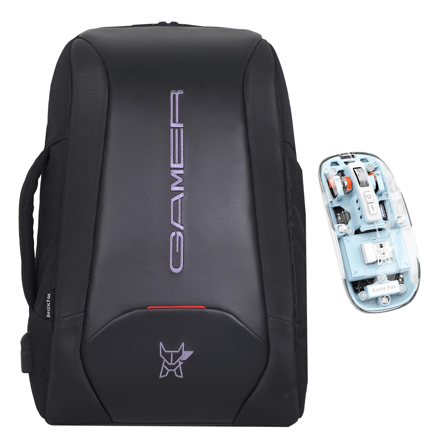 Arctic Fox Kobra Gamer Laptop Backpack (Black) Pureview Transparent Wireless and Bluetooth Rechargeable Mouse (Space Blue)_COMBO (B0DG96PT5P) Amazon Price History, Amazon Price Tracker