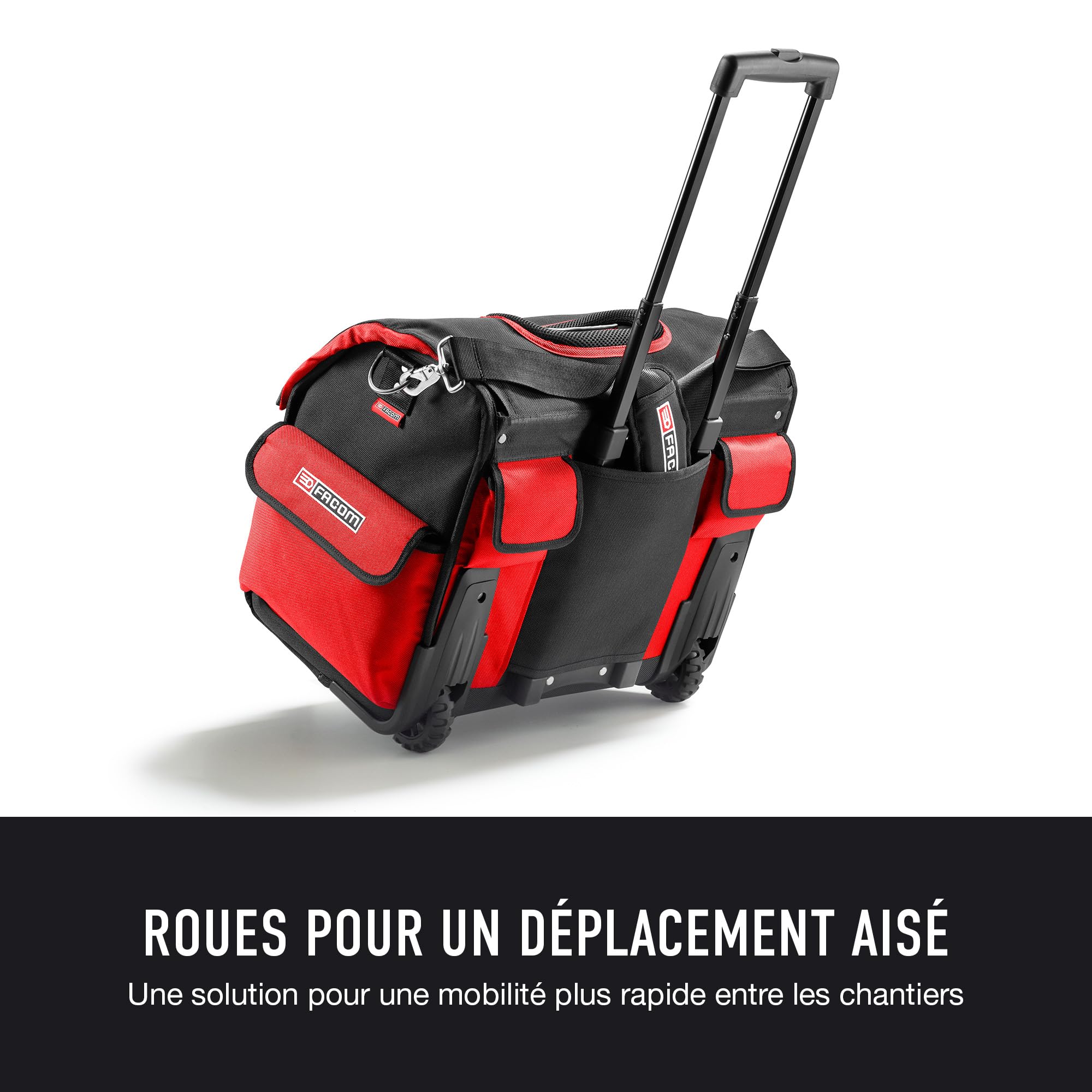 FACOM - Boîte à outils textile à roulettes, Sac ProBag, 550mm x 360mm x 440mm, BS.R20PB