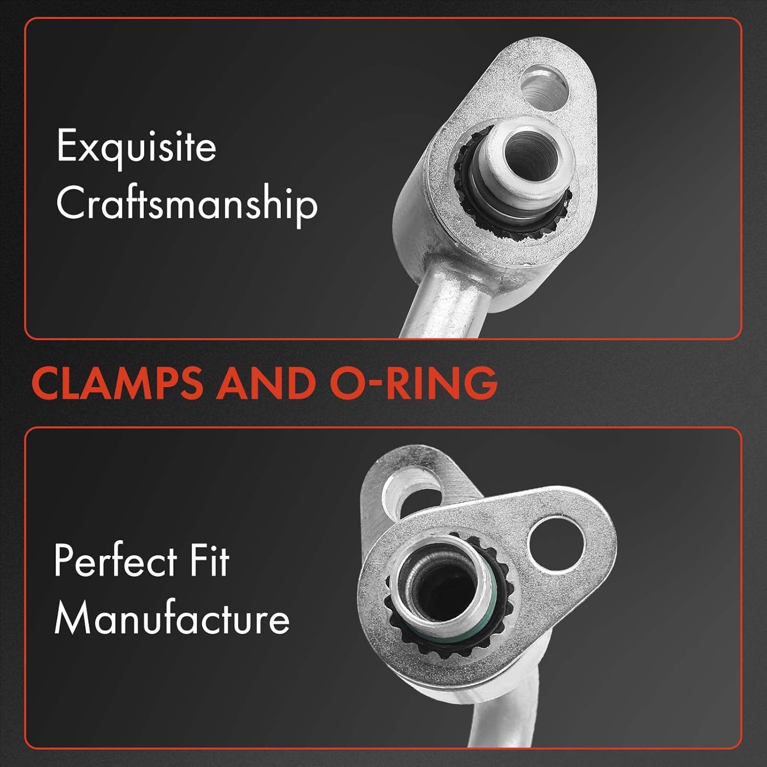 A-Premium A/C Discharge Line Hose Assembly Compatible with Dodge Durango 2004-2007 & Chrysler Aspen 2007-2009, 3.7L 4.7L, Compressor to Condenser