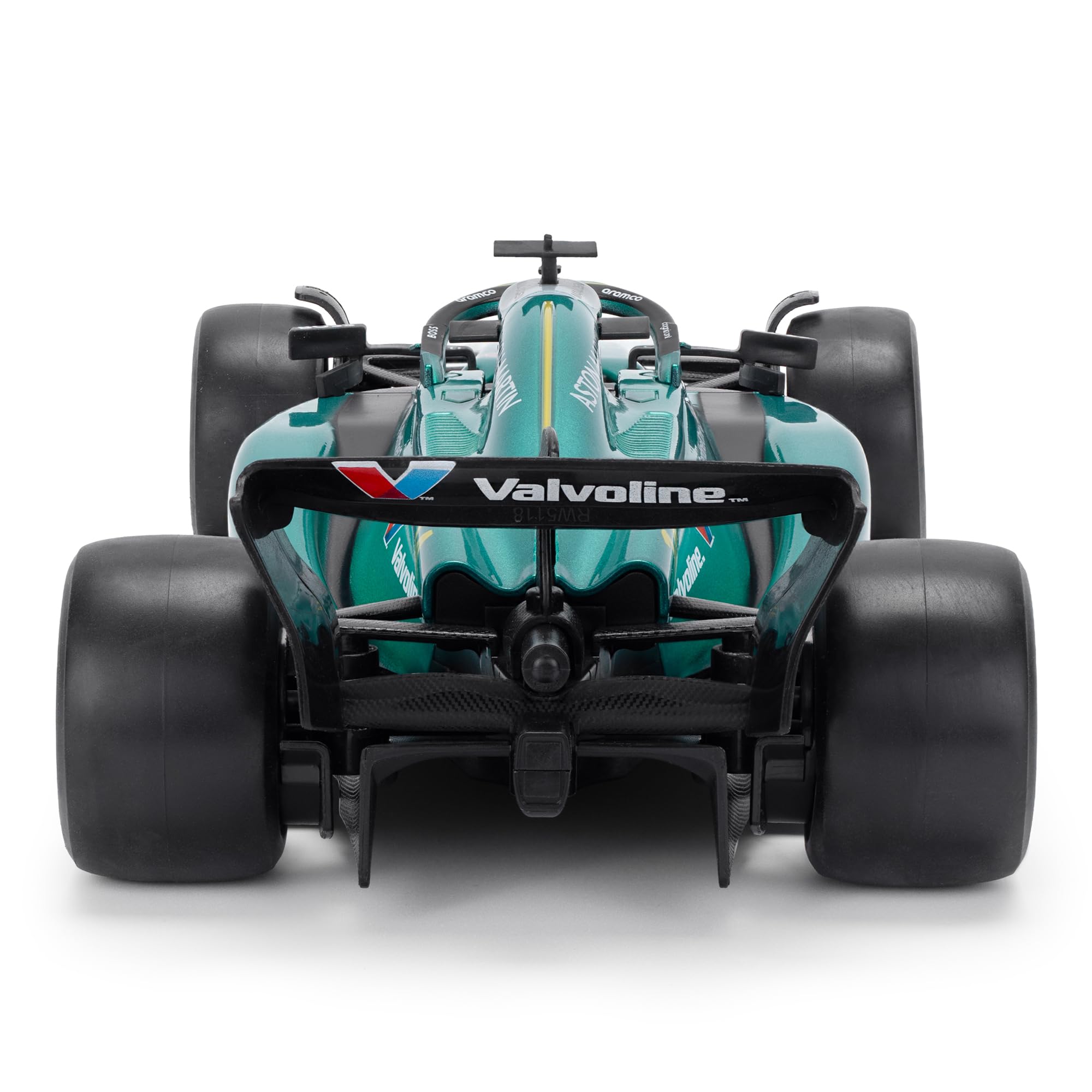 Aston Martin AMR24 F1 - Modelo de coche de fundición a escala 1:18 - Temporada 2024 | Fernando Alonso #14 Edición de coleccionista detallada | Producto con licencia oficial