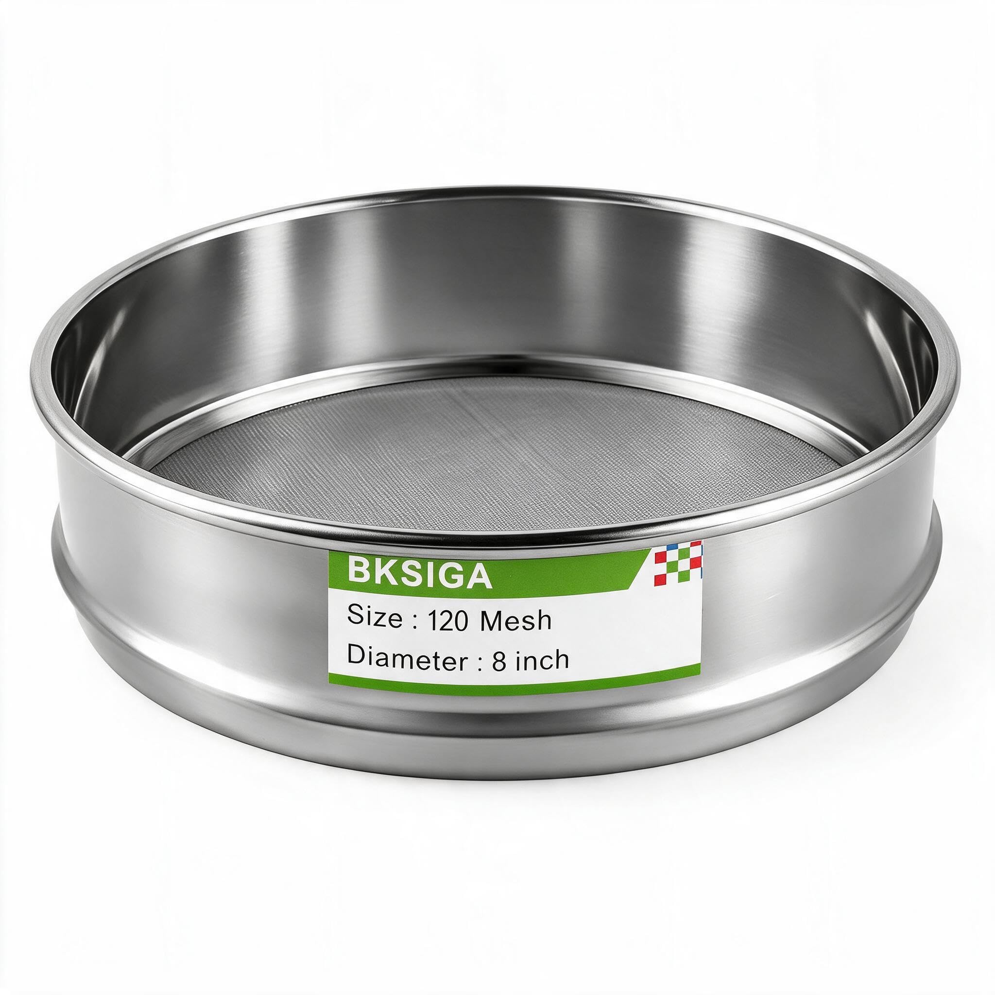 304 Stainless Steel Lab Sieves Pan,8" Diameter Standard Sieve Pan for Industrial Laboratory Homes — Amazon image 8