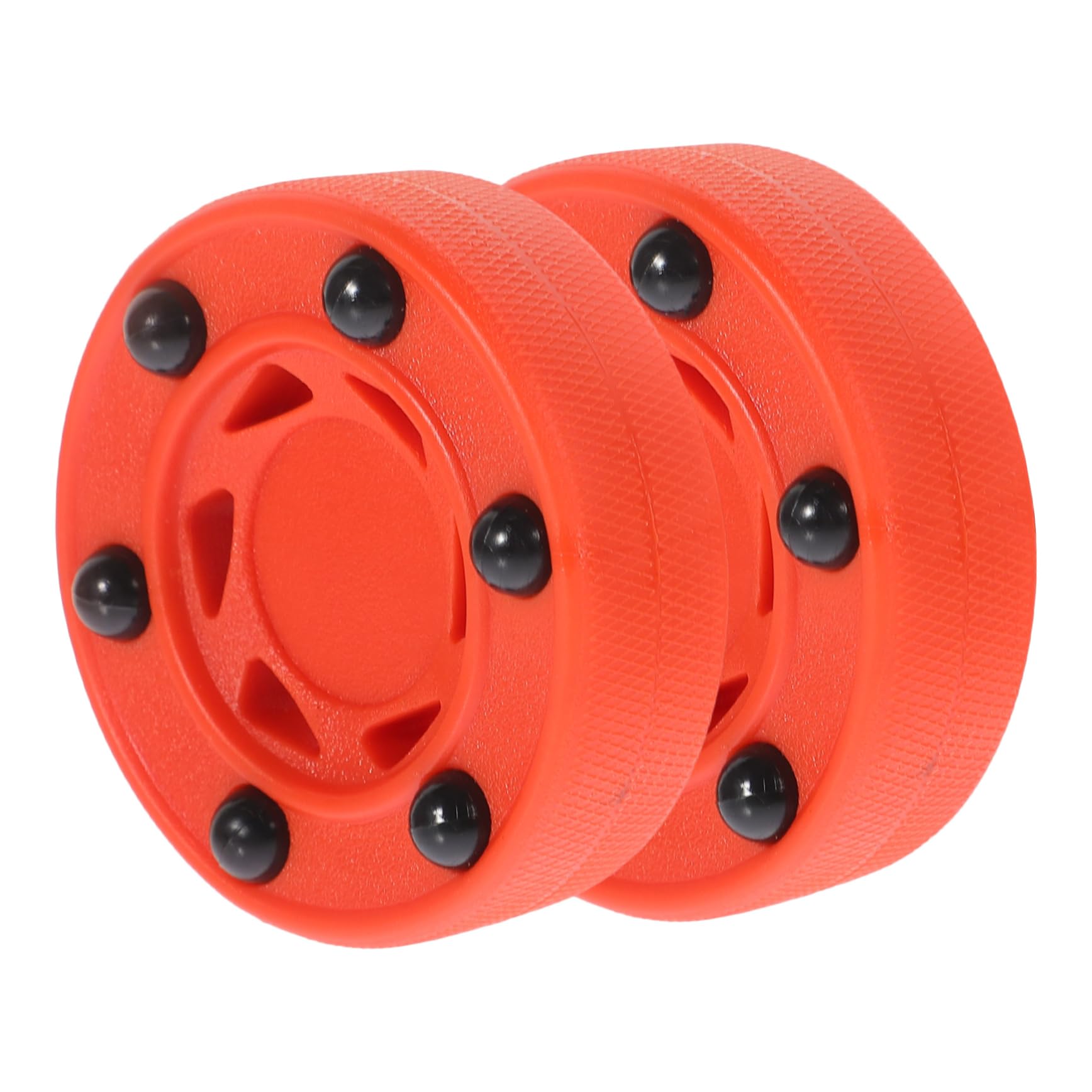 HANABASS Enhance Your Game 2pcs Training Roller Hockey Game Puck PVC Material for Street Hockey Professional Competitions