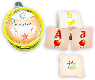 Fun Tree Books Memory Match Game for Alphabet with Activity Book (ebook) or use as ABC Flash Cards Comes with Storage Bag - coolthings.us