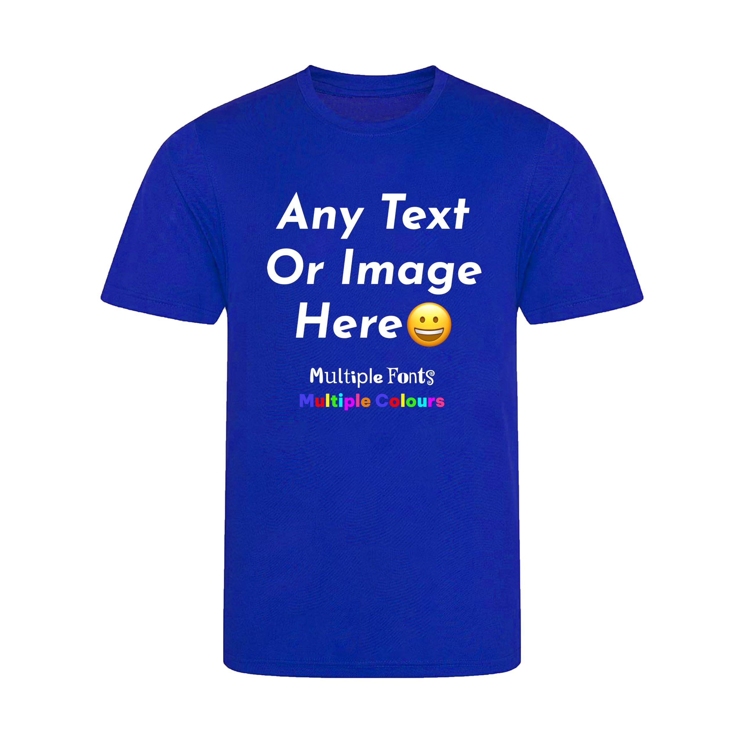 Varsany Personalised T Shirts Mens Womens Kids UK - Customised T Shirt with Any Text and Photo, Long-Lasting Printing - Design Your Own Custom T Shirt — view 27