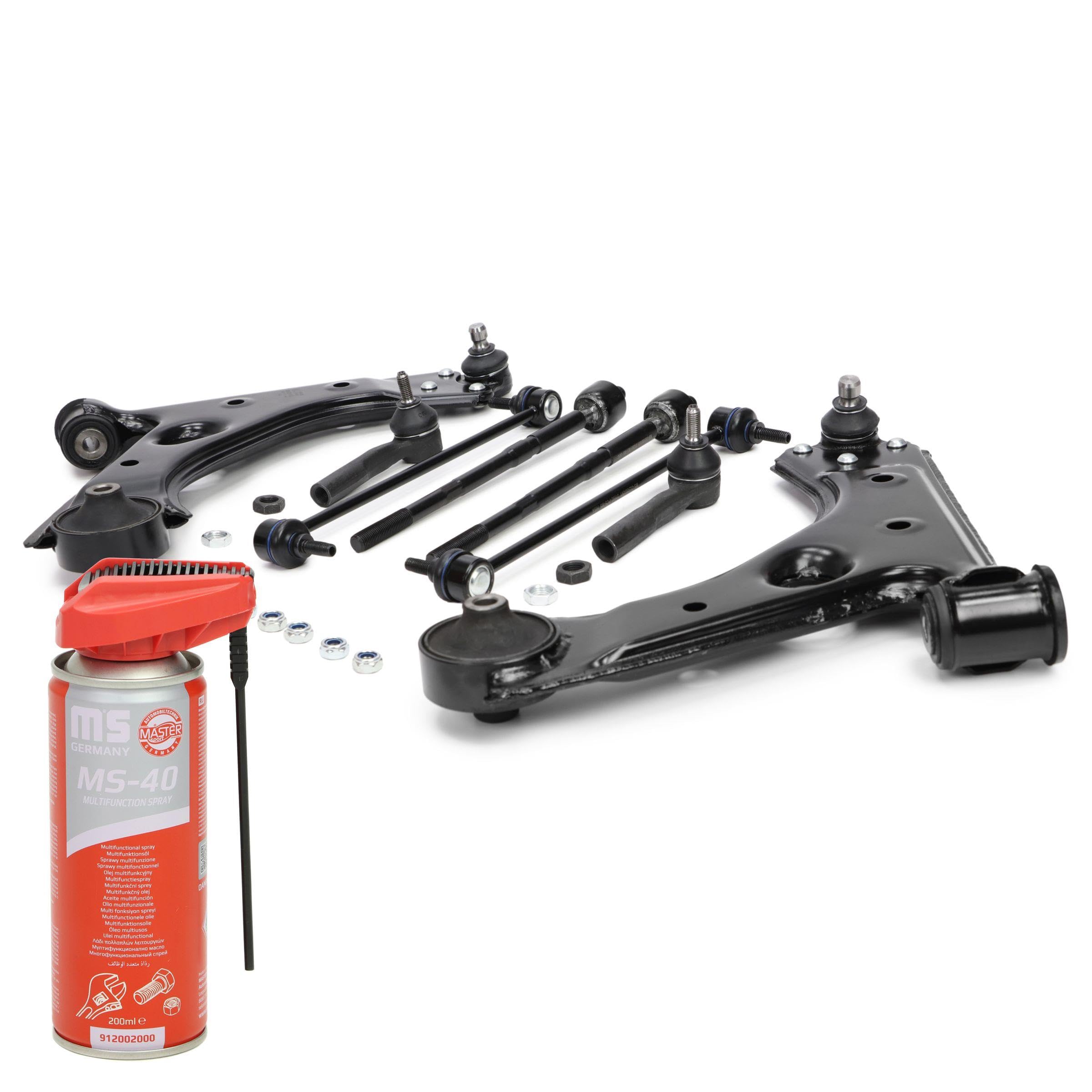 36934/2-KIT-MSP Serie/Kit Kit braccio oscillante Sospensione ruota con snodo portante/di guida con giunto assiale con barra d'accoppiamento Anteriore 200ml