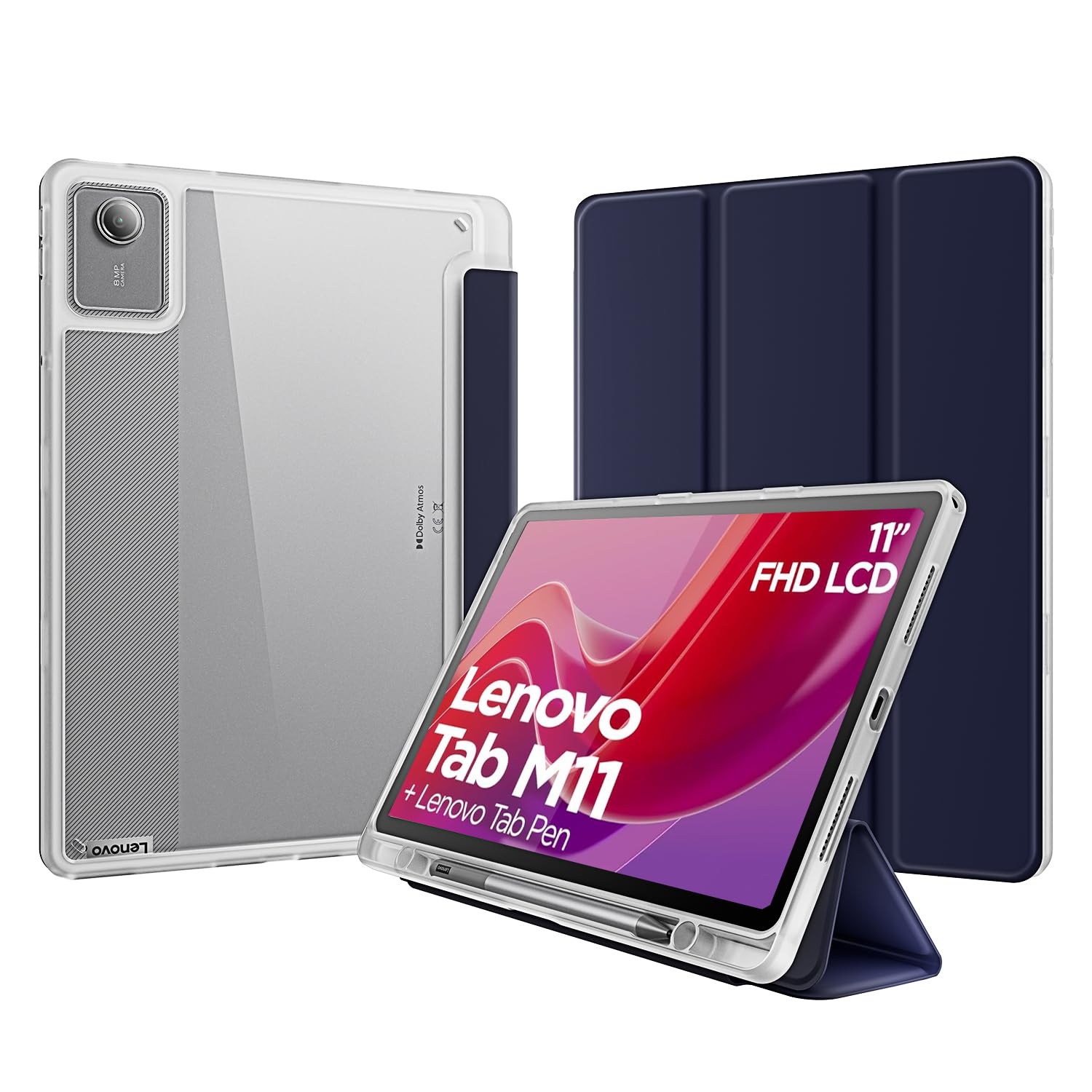 Lenovo Tab M11 & Folio Case セット Amazon.com: Lenovo Folio Case for Tab M11 - Tablet Protector