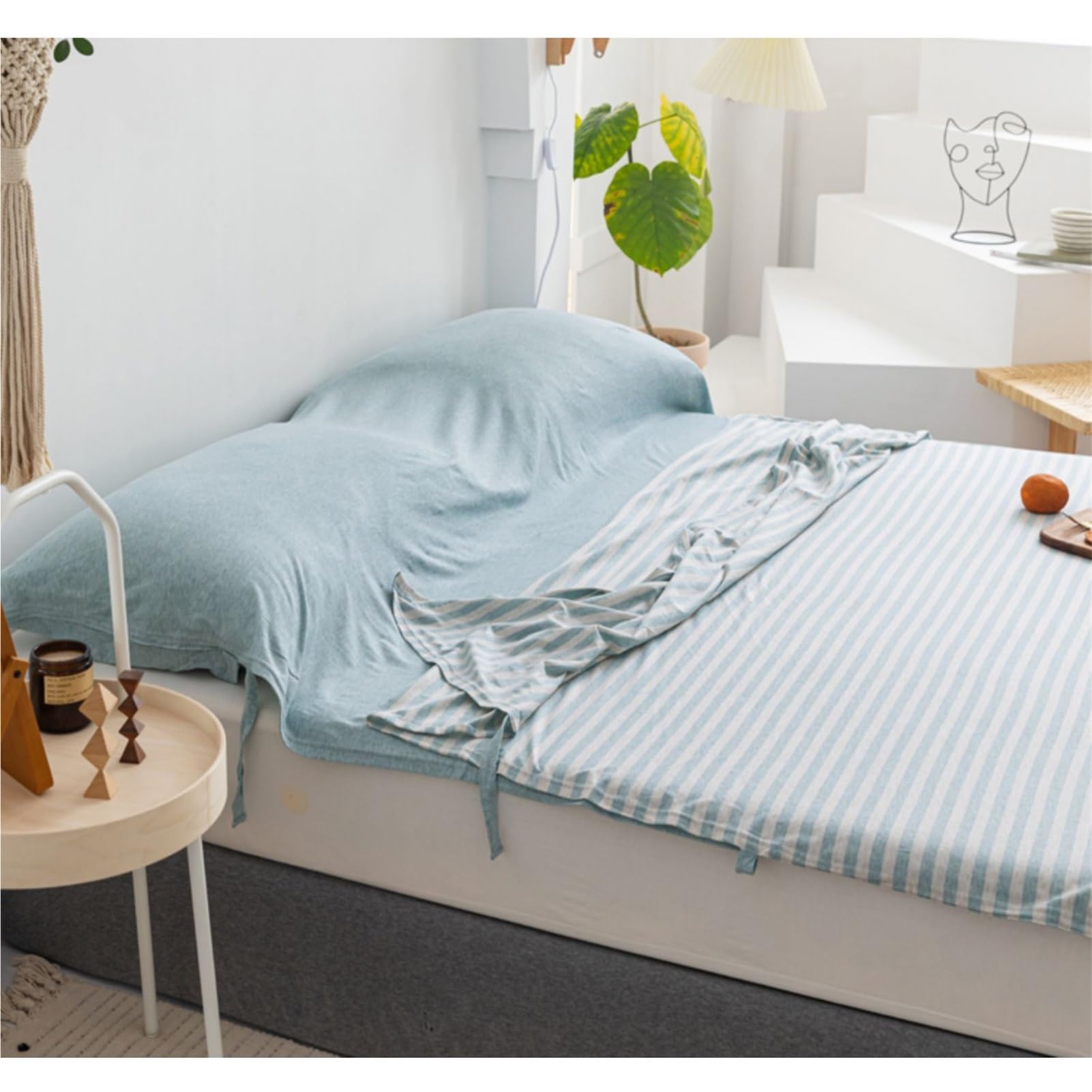 Saco de Dormir Forro 100% Algodón Tejido Sábana de Viaje for Hoteles Capa Suave for Dormir Saco de compresión Adulto Ultraligero portátil for Acampar Viaje de Negocios