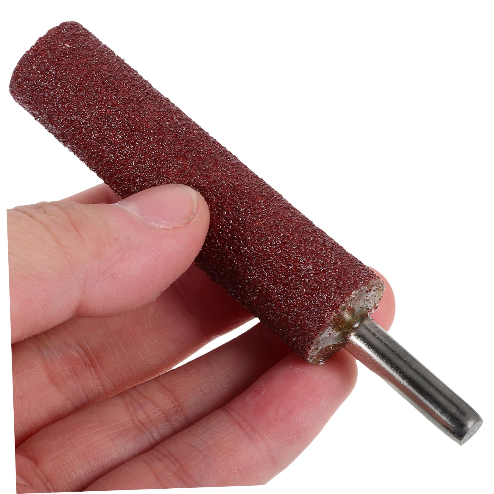 OSALADI 3pezzi Punte Smerigliatrice Cilindriche Manico 6mm in Ferro e Carta Abrasiva, Leggere e Pratiche per Progetti di Bricolage e Lavorazione del Legno