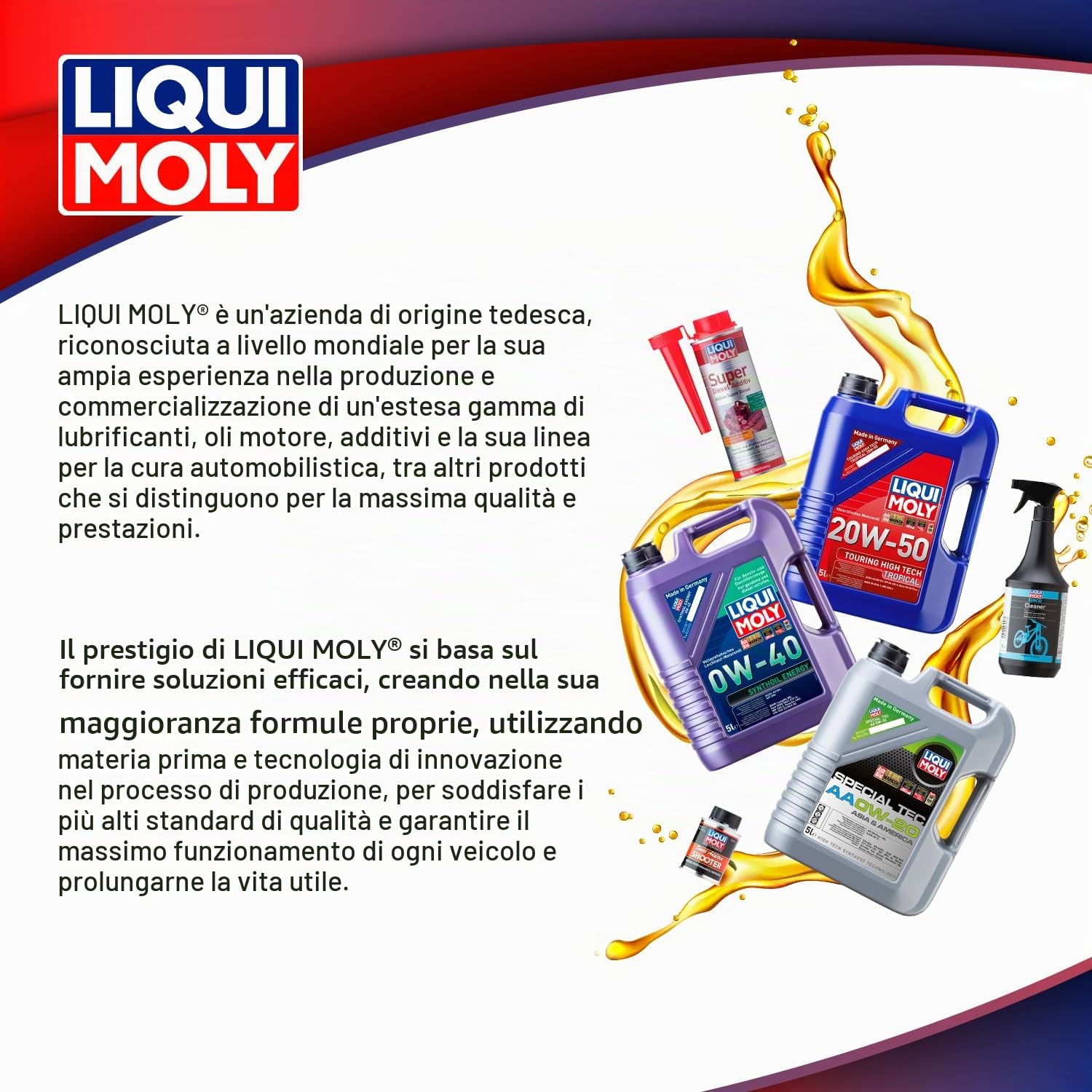 LIQUI MOLY Olio motore Motorbike 4T 10W-40 Olio parzialmente sintetico 4 L Compatibilità con YAMAHA MOTORCYCLES XVZ TDM MAXSTER CRYPTON FZ