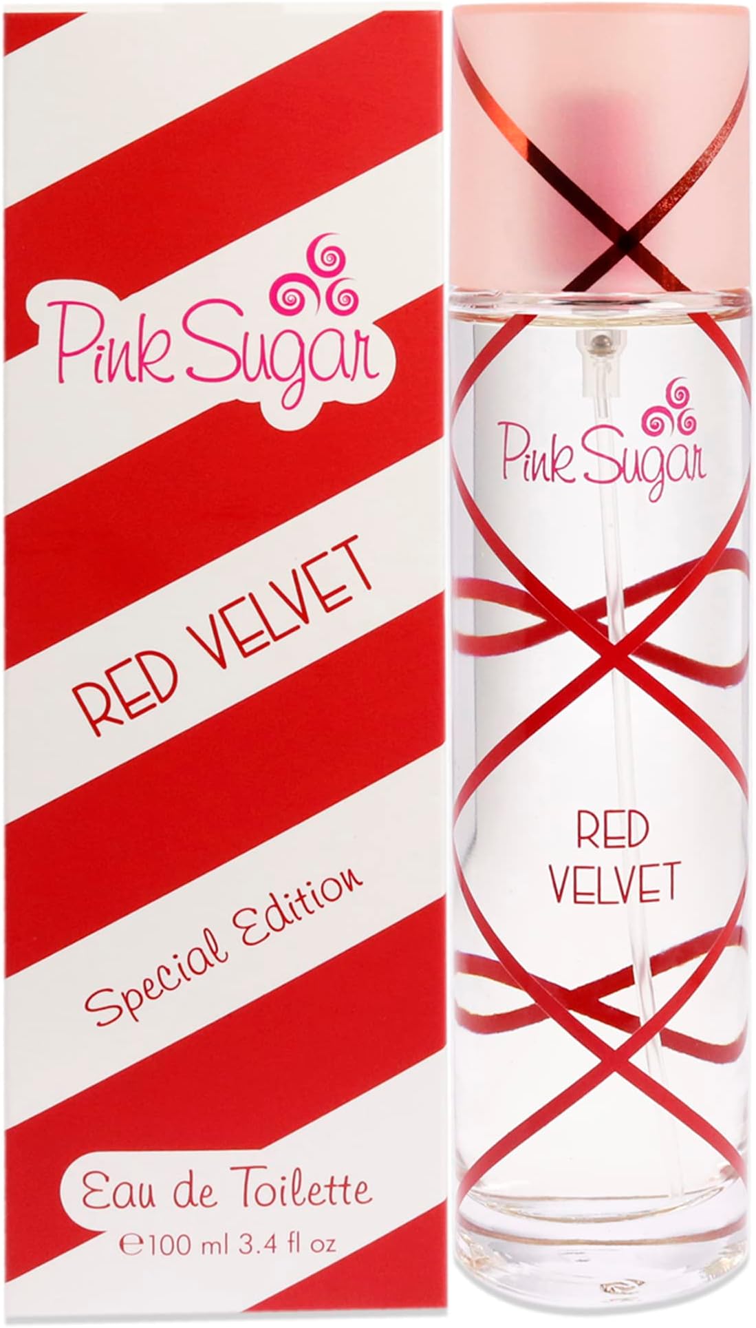 Pink Sugar Aquolina Red Velvet EDT Spray (Special Edition) Women 3.4 oz