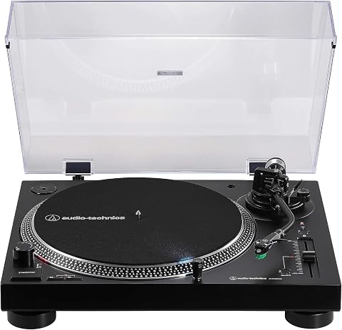Audio-Technica LP120xBTUSB Giradischi a Trazione Diretta (Bluetooth & USB) Nero