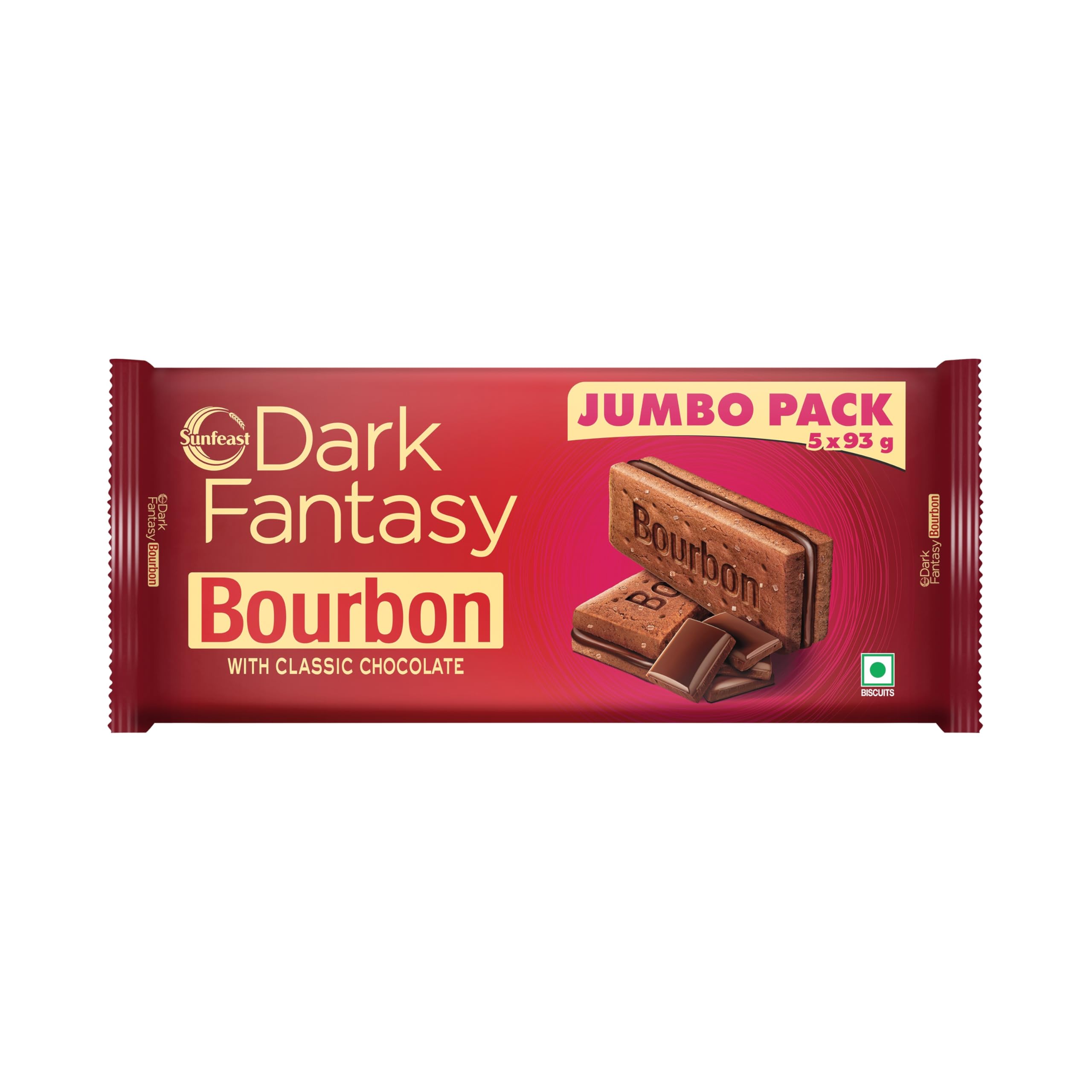 Sunfeast Dark Fantasy Bourbon 465 gm Pouch - Image 1
