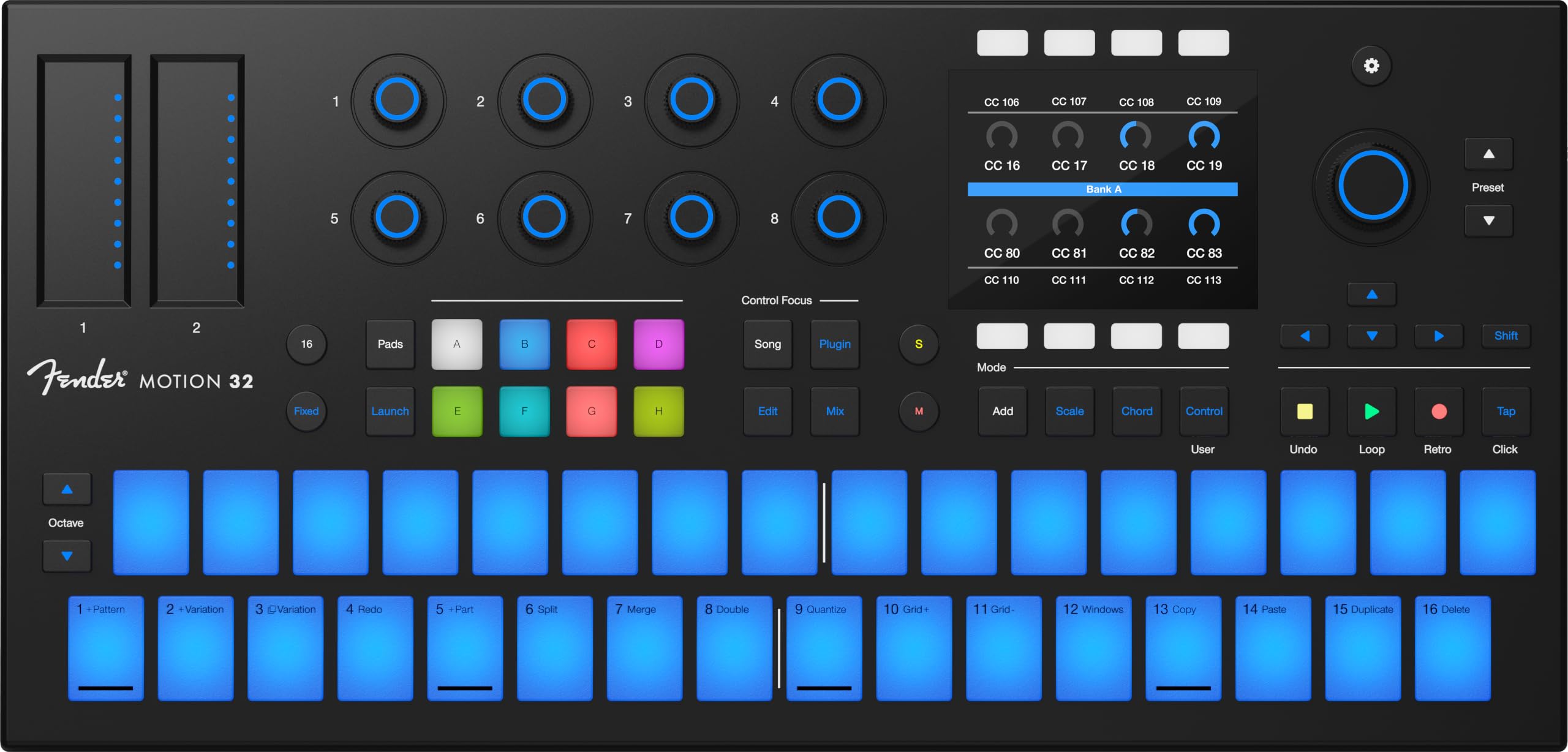 Fender Studio Motion 32 – Kreativer Controller für die nächste Welle von Musikschaffenden