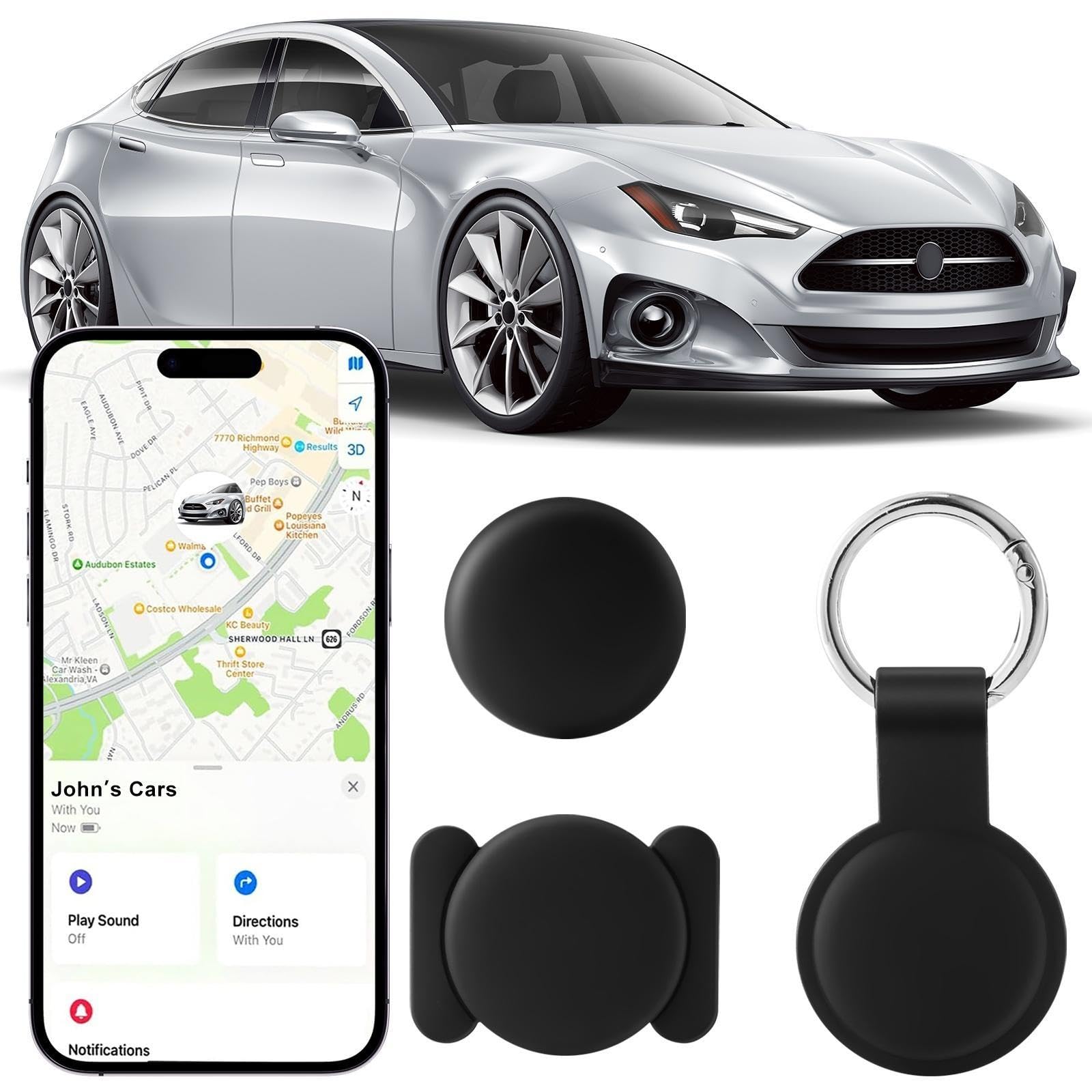 Undetectable GPS Tracker for Vehicles, Real-Time Tracking, No Monthly Fee | No Sim Card, Reliable Performance, Works With IOS & Android, Mini Hidden Magnetic Tracking For Elder, Luggage, Pet, Keychains-image-24