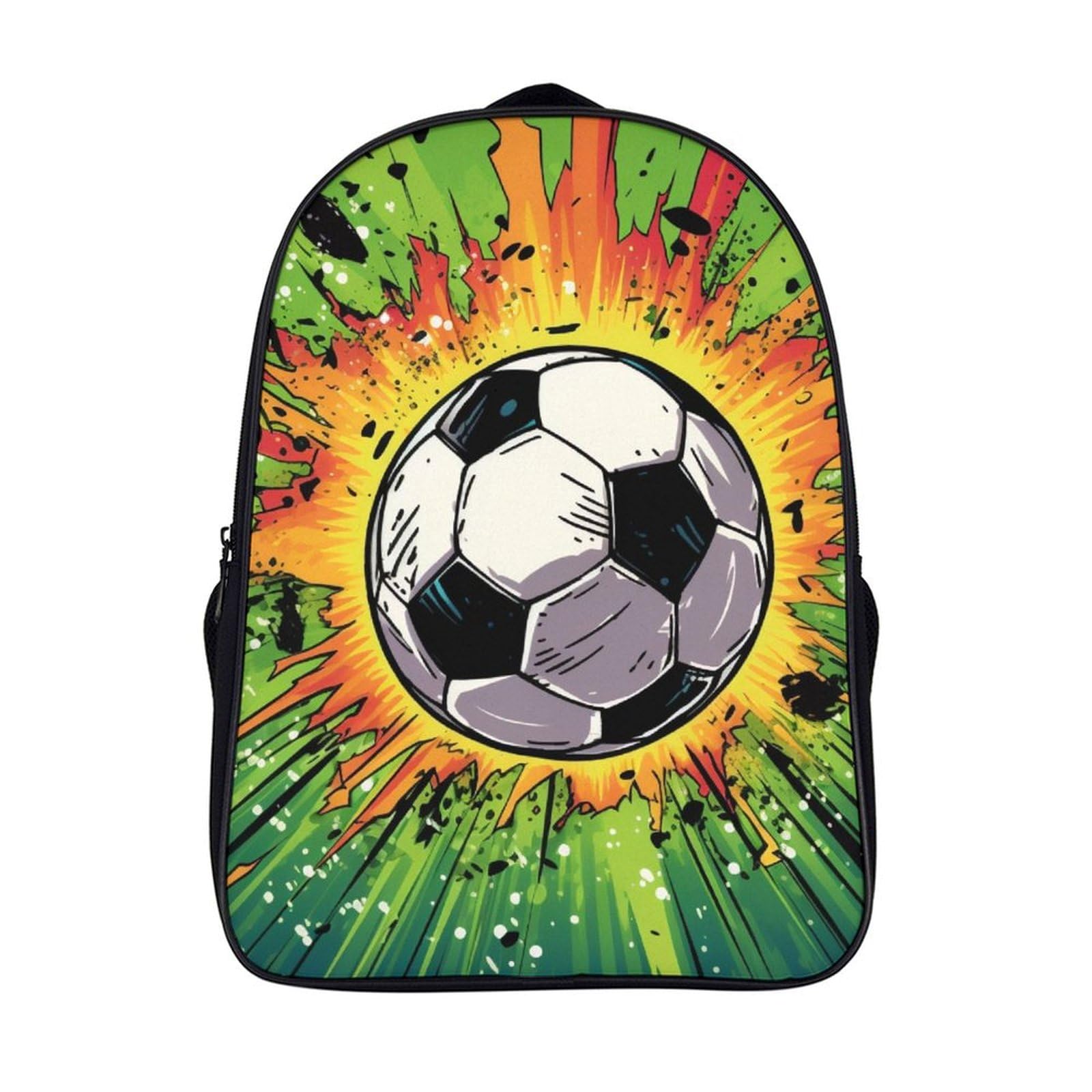 Mochila infantil de fútbol para guardería y primaria con diseño 3D 7