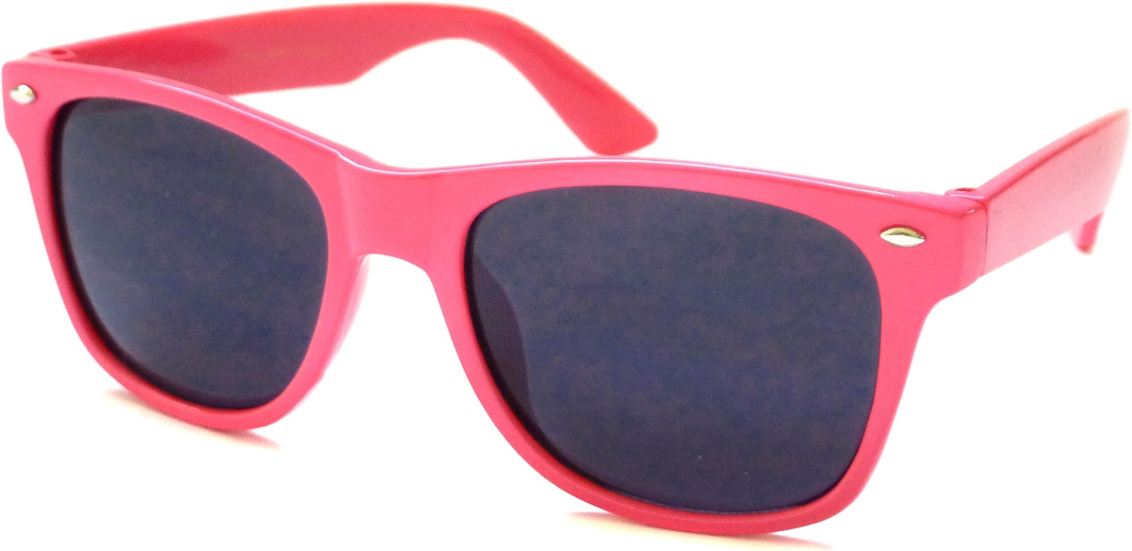 moda KIDS Childrens Retro Style Neon Color CUTE Sunglasses PINK (Age 3-10)