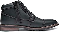 Vista 2 de Arkbird Botas de vestir para hombre, botas de tobillo clásicas de cuero genuino con cremallera lateral