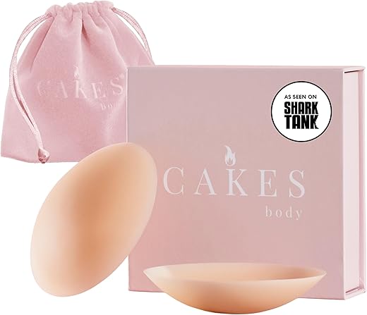 CAKES Body® Grippy Non-Adhesive Silicone Nipple Covers for Women (NO STICKY ADHESIVE)...