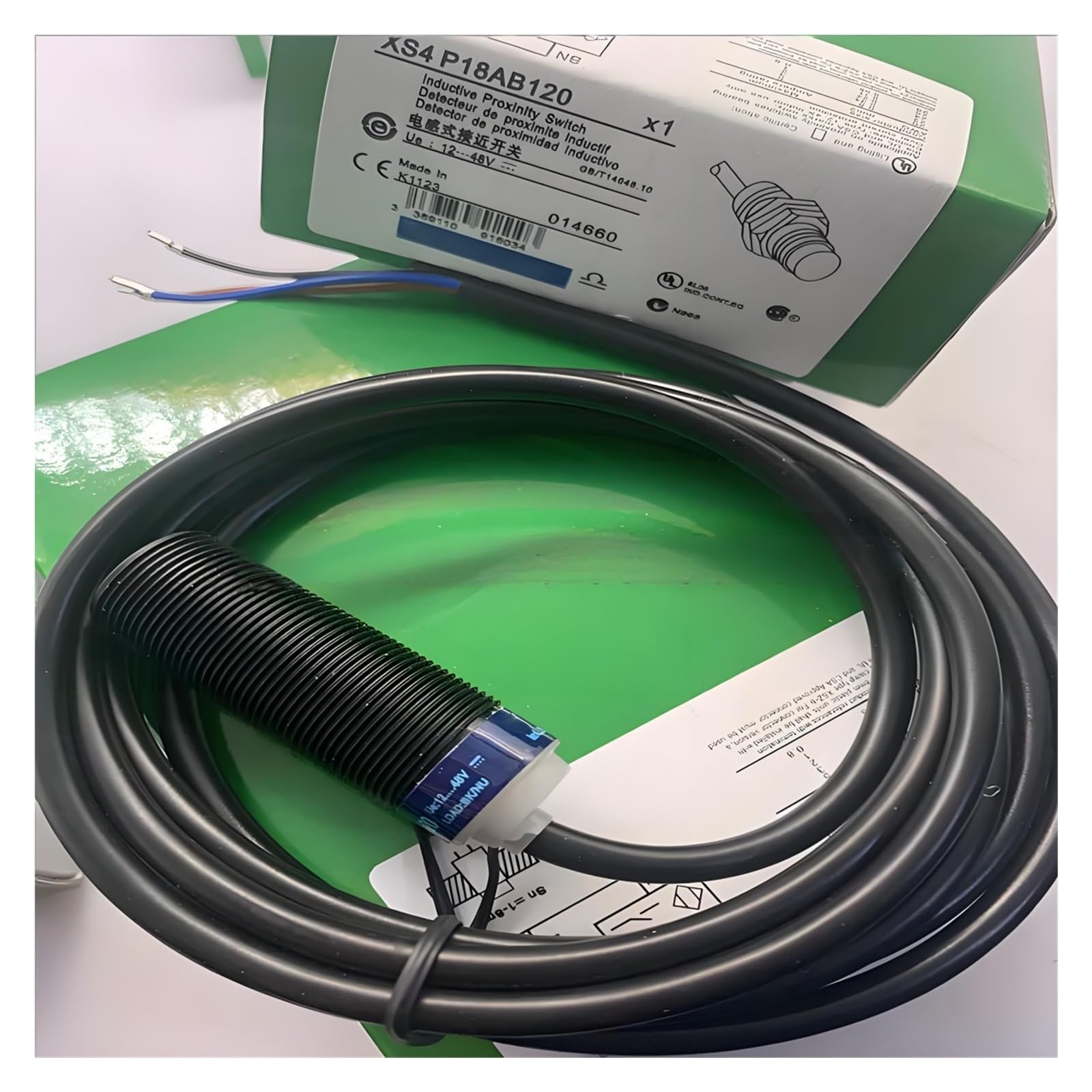 Capteur de proximité XS1M18MB230 inductif M18 pour automatisme industriel