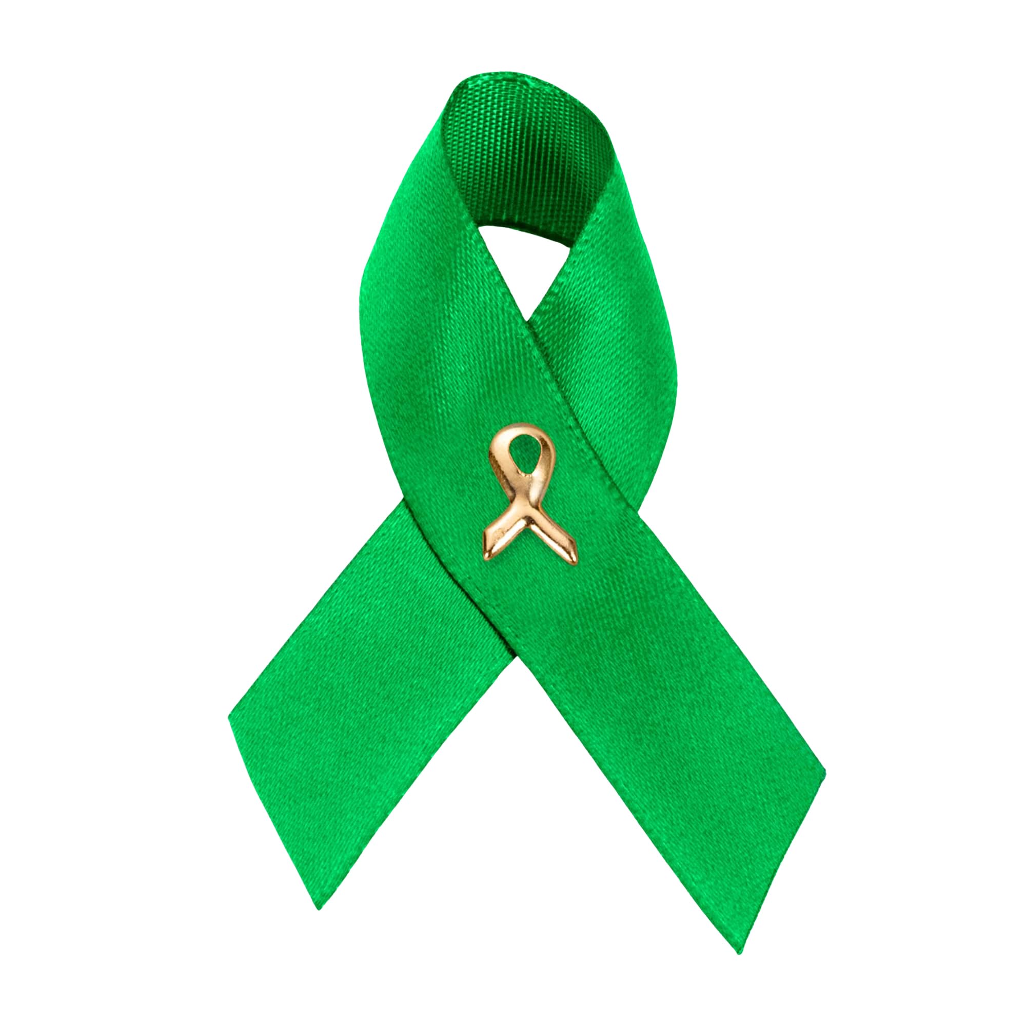 Green Ribbon Awareness Pins - Wholesale Pack Pins for Cerebral Palsy, Glaucoma, Mental Health, Bipolar Disorder, Organ Donation, Liver Cancer- Perfect for Gift-Giving and Fundraising