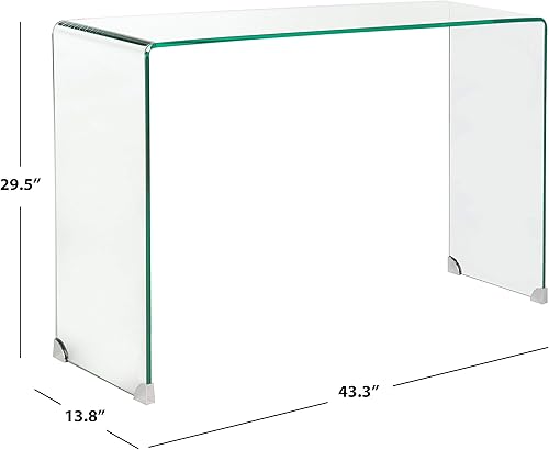 Miniatura 6 de Safavieh Home Collection - Mesa auxiliar Atka transparente