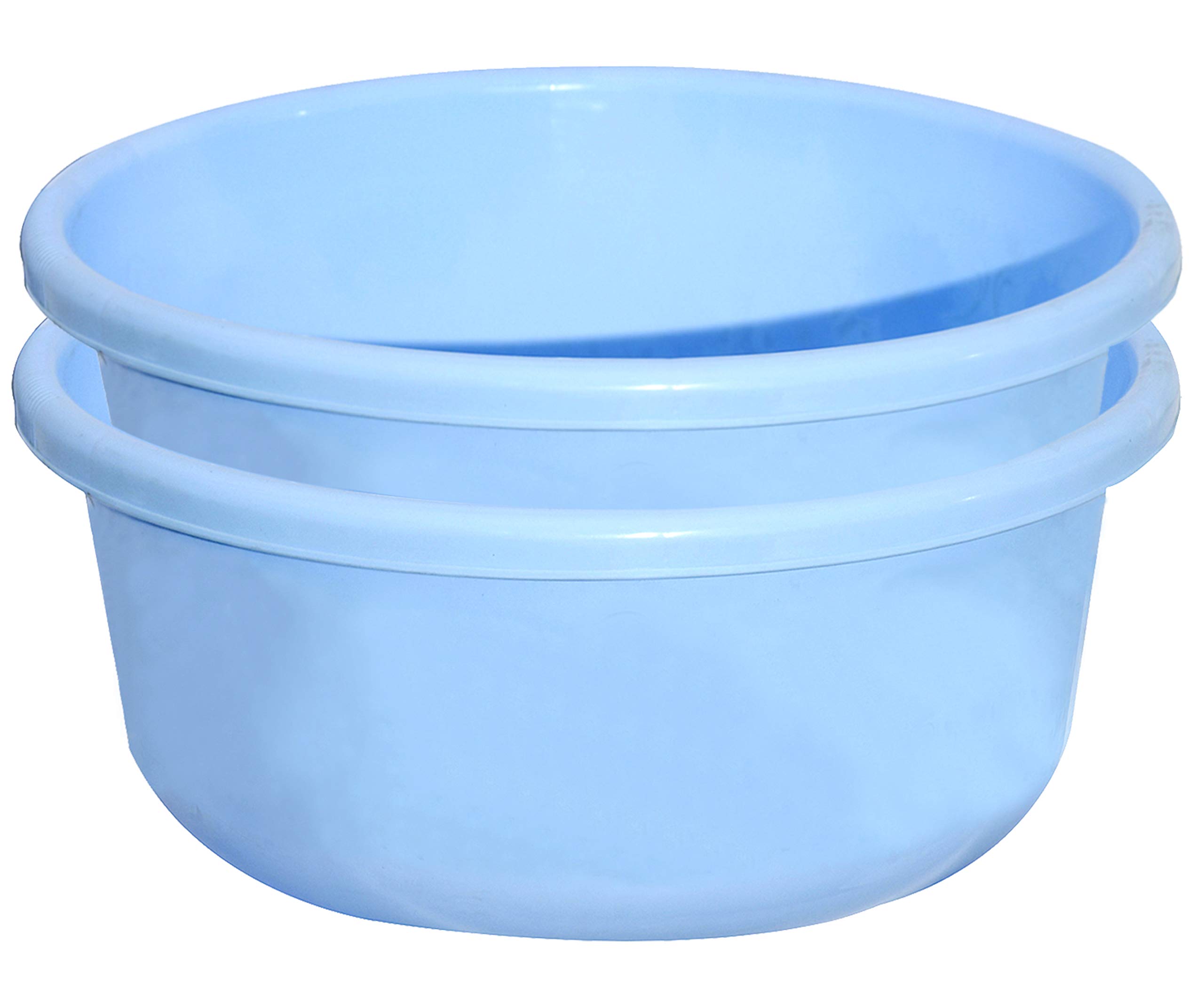 Kuber Industries 2 Pieces Unbreakable Plastic Multipurpose Bath Tub/Washing Tub 40 LTR (Sky Blue) -KUBMART1278 (B08BSM8HV2) Amazon Price History, Amazon Price Tracker