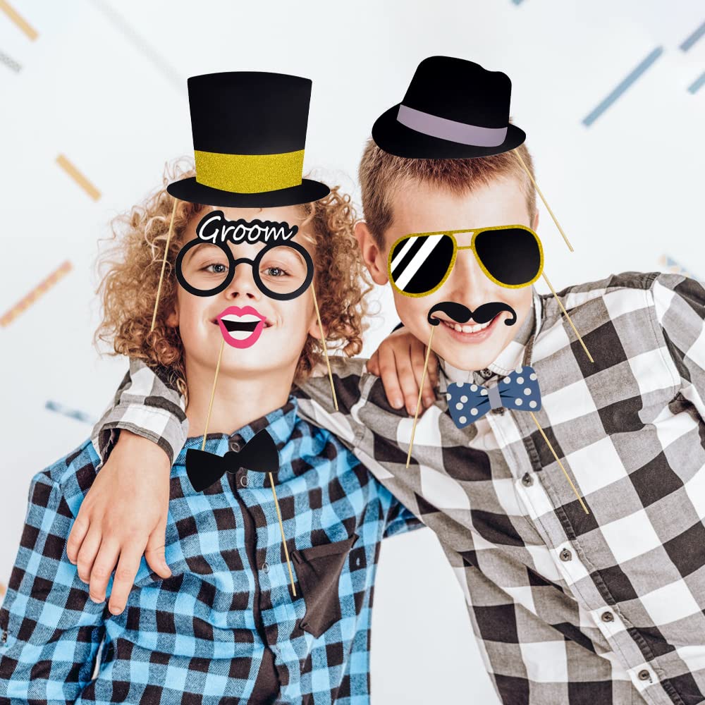 Proppi Di Cabine Fotografiche Matrimoni 31 Pezzi Di Maschere Feste - Foto 10