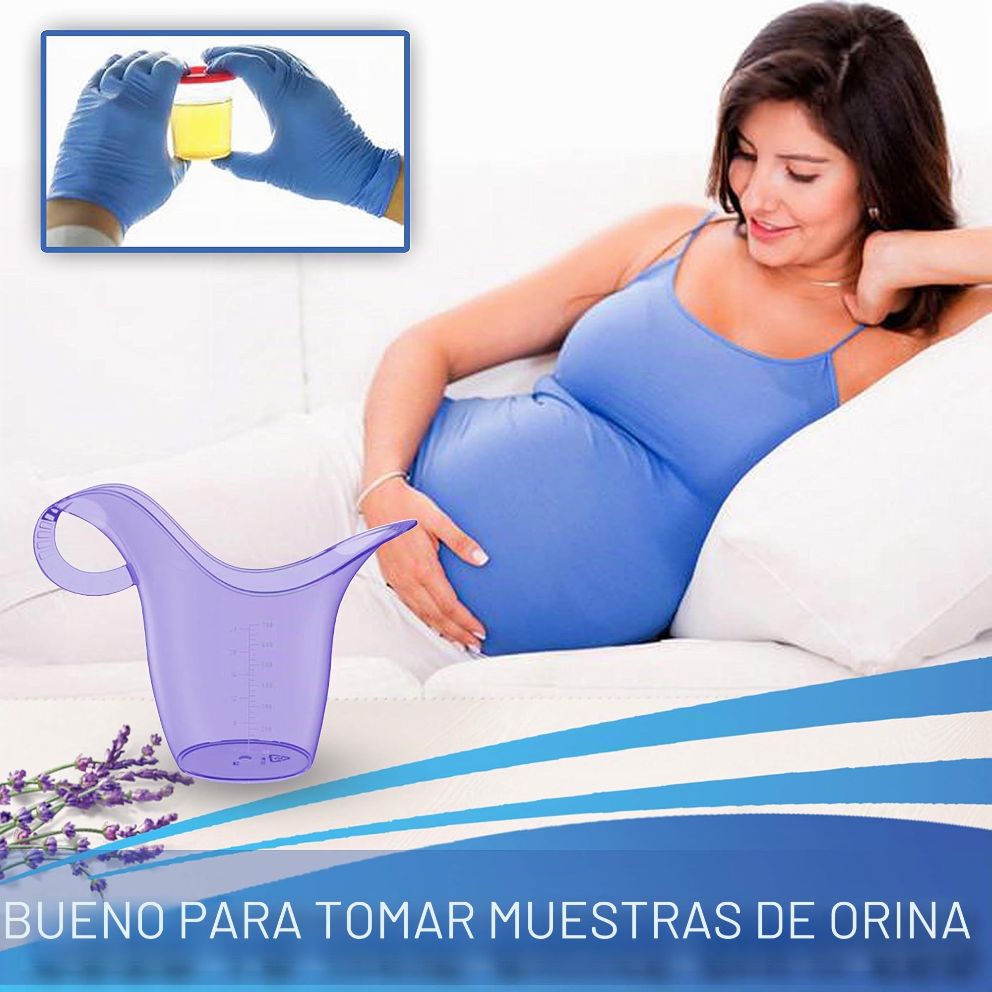 Orinal femenino, dispositivo de micción portátil para mujer, orina de pie, sin escuadrones, ideal durante las noches o postrado en cama, protección en viajes por carretera, camping, barco, senderismo,