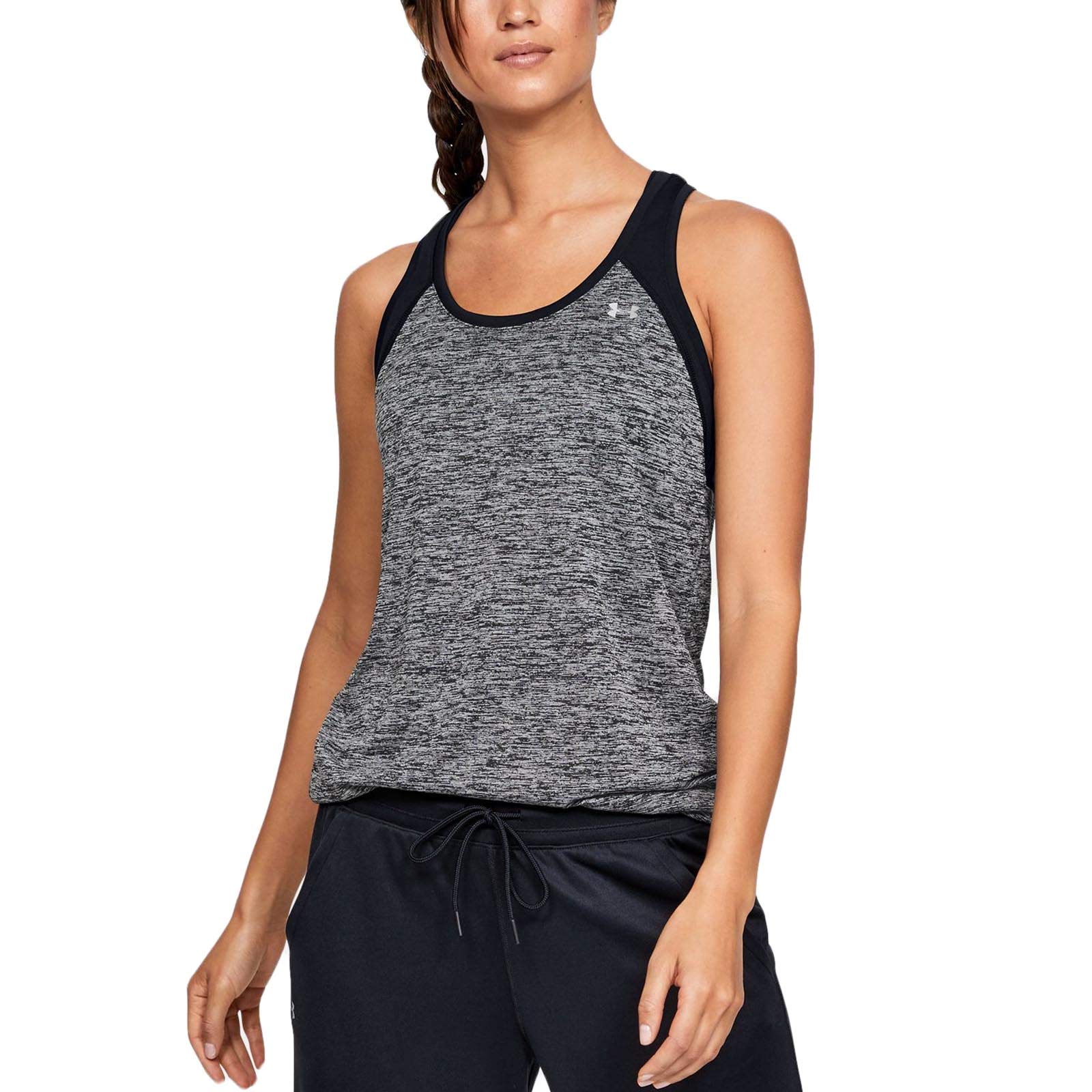 Under Armour UA - Gilet sportivo da donna Tech Color Block Nero 14-16