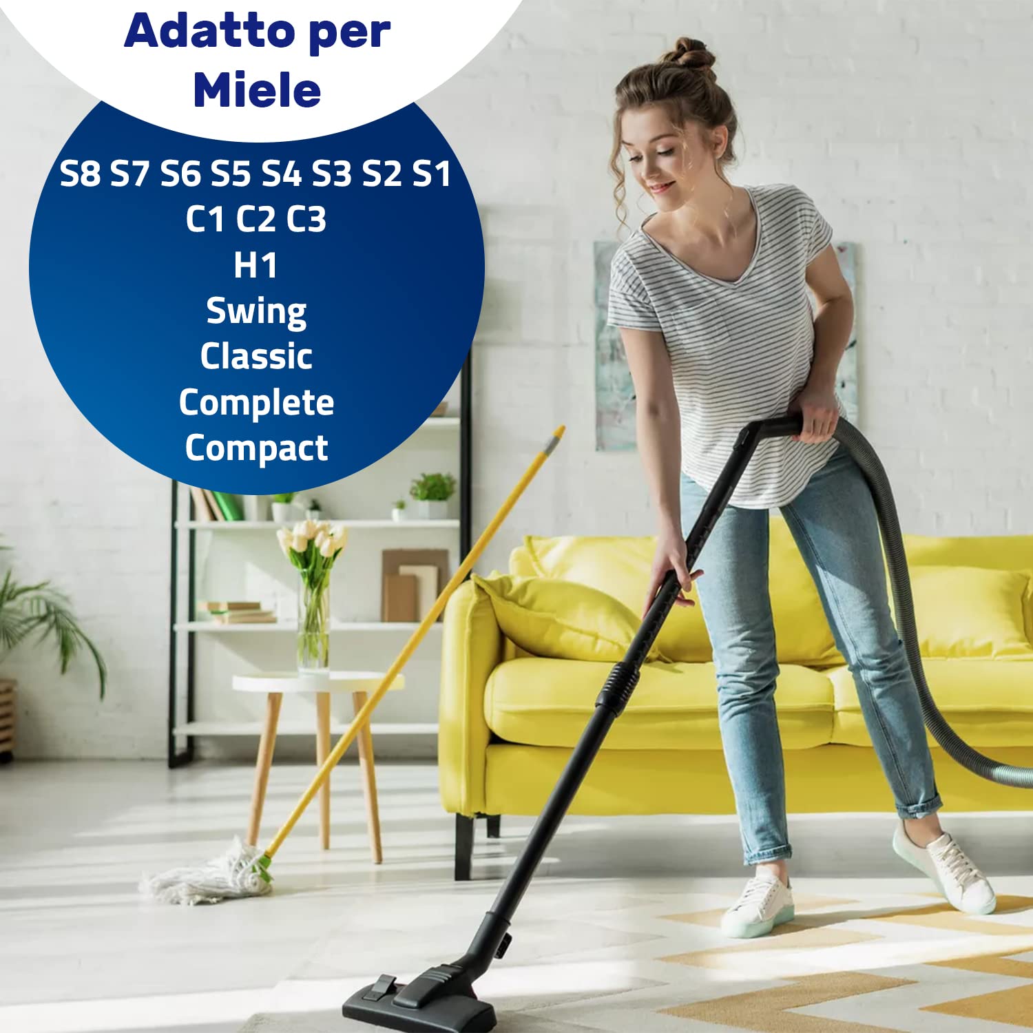 Maniglia Di Ricambio Per Aspirapolvere Miele - 35mm, Compatibile Con Modelli S8340, S381, C3, Nero - Foto 9