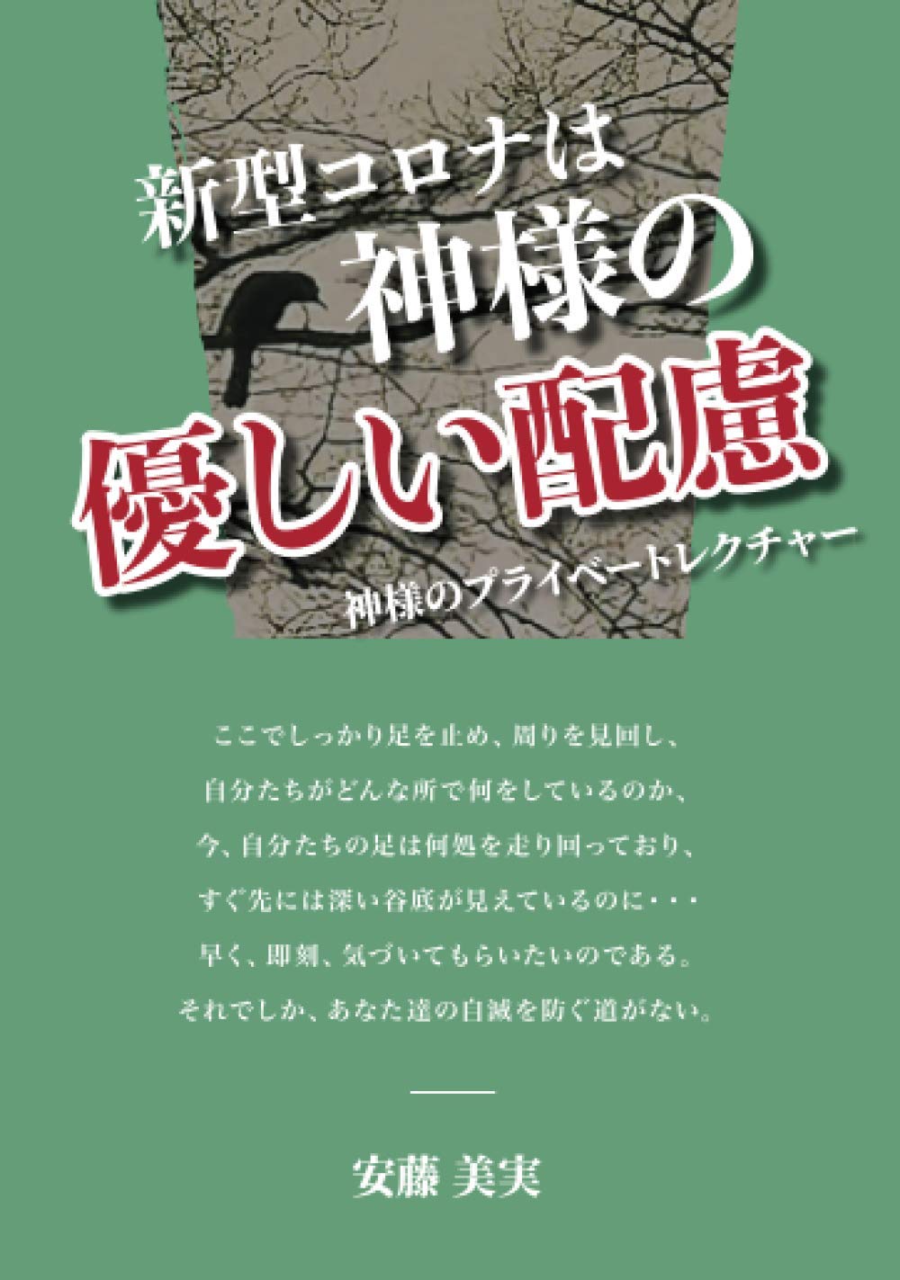 新型コロナは神様の優しい配慮 神様のプライベートレクチャー 安藤 美実 本 通販 Amazon