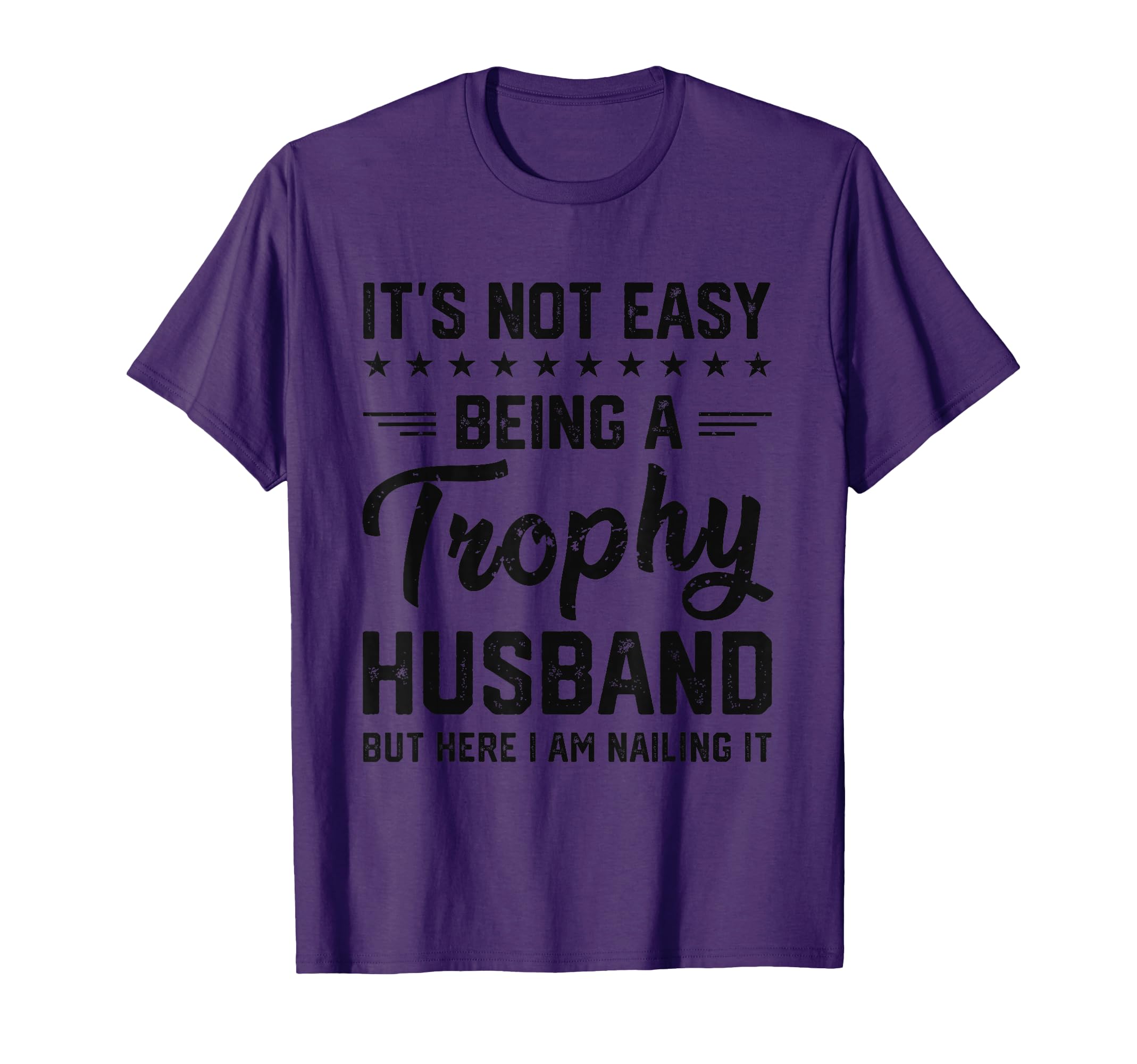 Vintage Funny Wedding Anniversary Design For Husband Mens T-Shirt