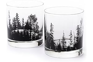 Black Lantern Whiskey Glasses: Perfect for Forest Adventurers and Nature-Loving Spirits