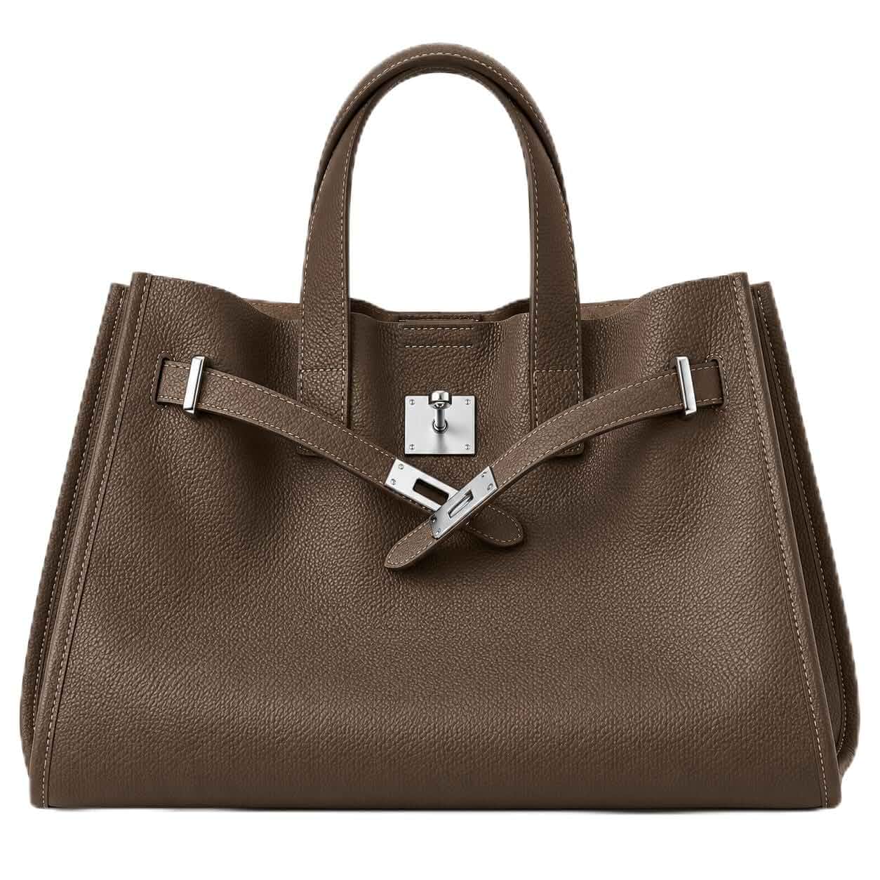 TRBSXRT Small Satchel Bag for Women Faux Leather Top Handle Purse with Teddy Bear Charm and Shoulder Strap