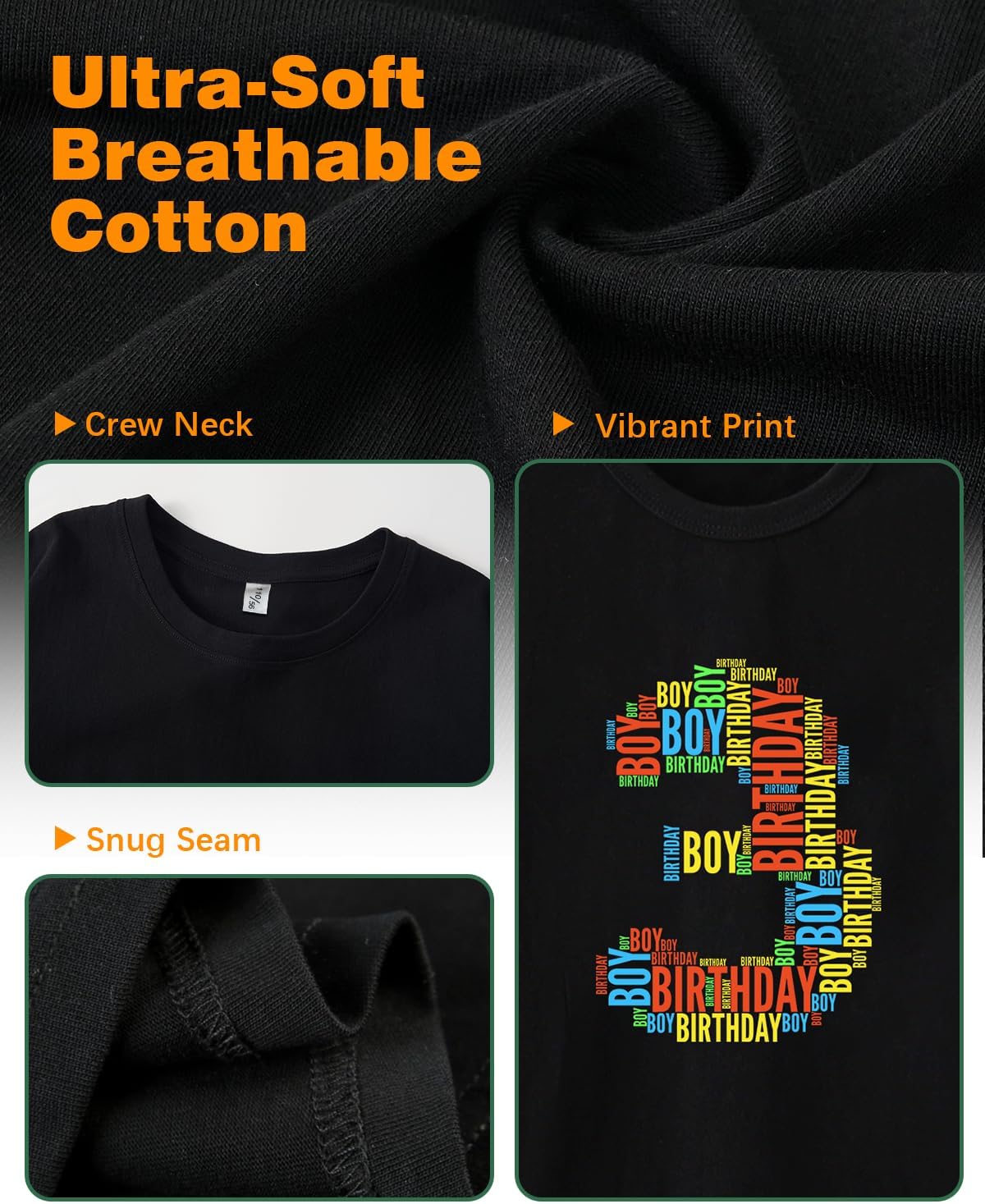 Habudda Toddler Birthday Boy Shirt Gift Its My Birthday Shirt Dinosaur Short Sleeve Cotton Outfit 2-8T - Image 6