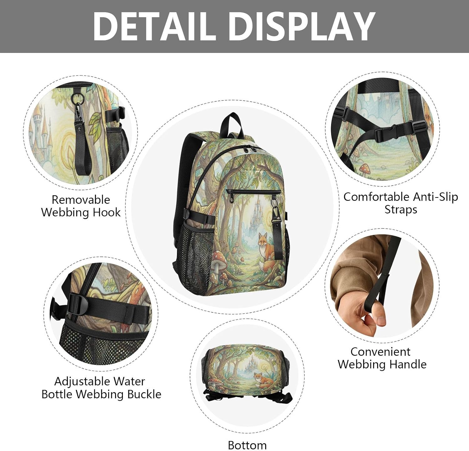 ALAZA Funny Yellow Lemon Backpack Travel Laptop Backpack Purse for Women Men Teens Girls School Bag College Bookbag Water Resistant Casual Daypack image 4