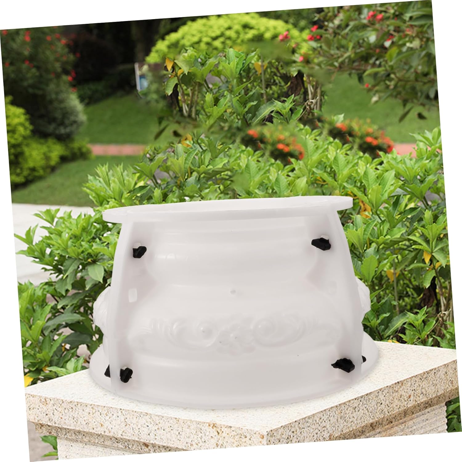 BESPORTBLE Concrete Mold Roman Column Mold Monuments Structures Cement Mold Ornament Mold Concrete Molds and Forms Diy Mold for Decor Cylinder Decorate Accessories Base Column Foot Plastic