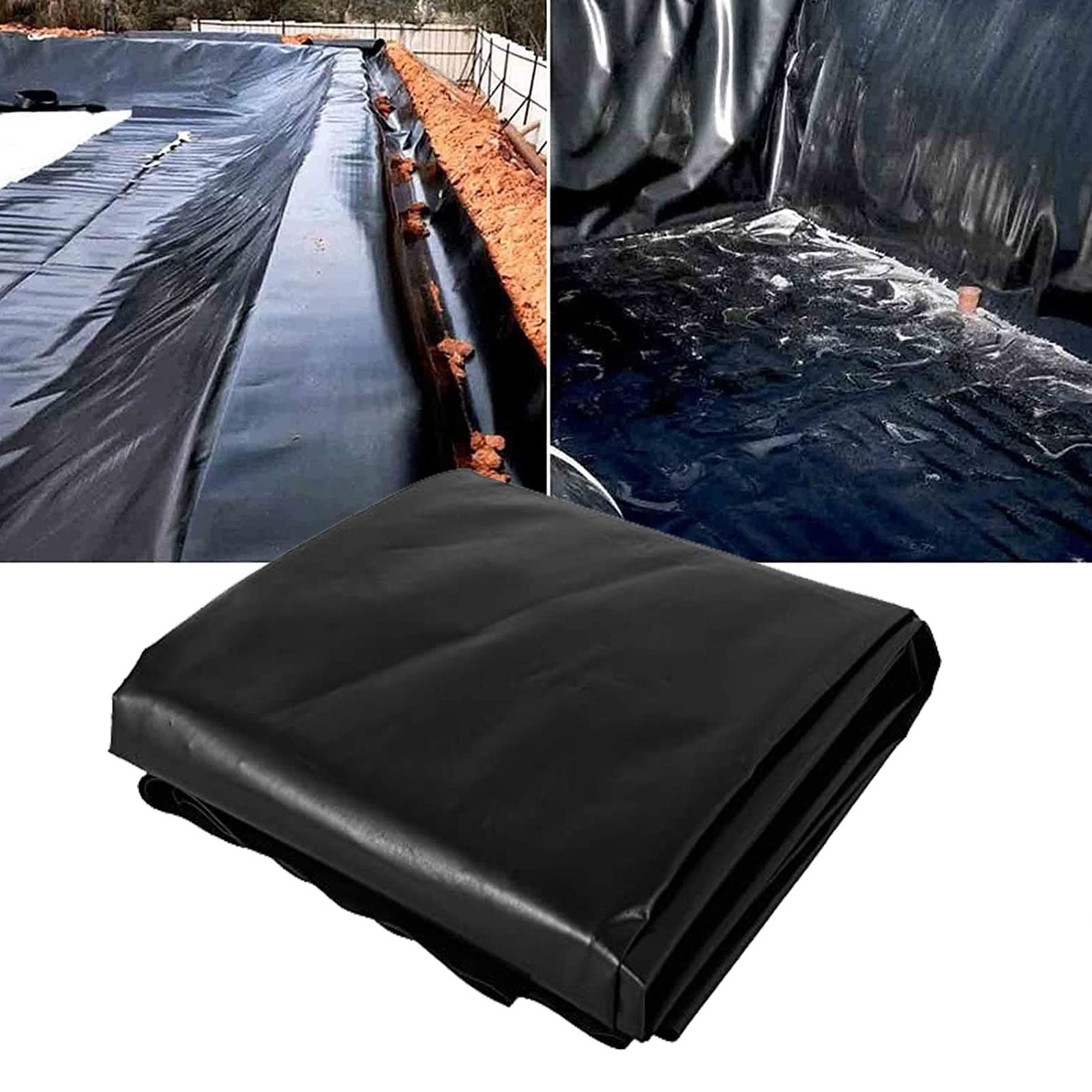 Teichfolie 0,3 Mm Dick – Flexibel & Robust, 3x3 M, Für Garten-Teich, Bachlauf Oder Wasserfall