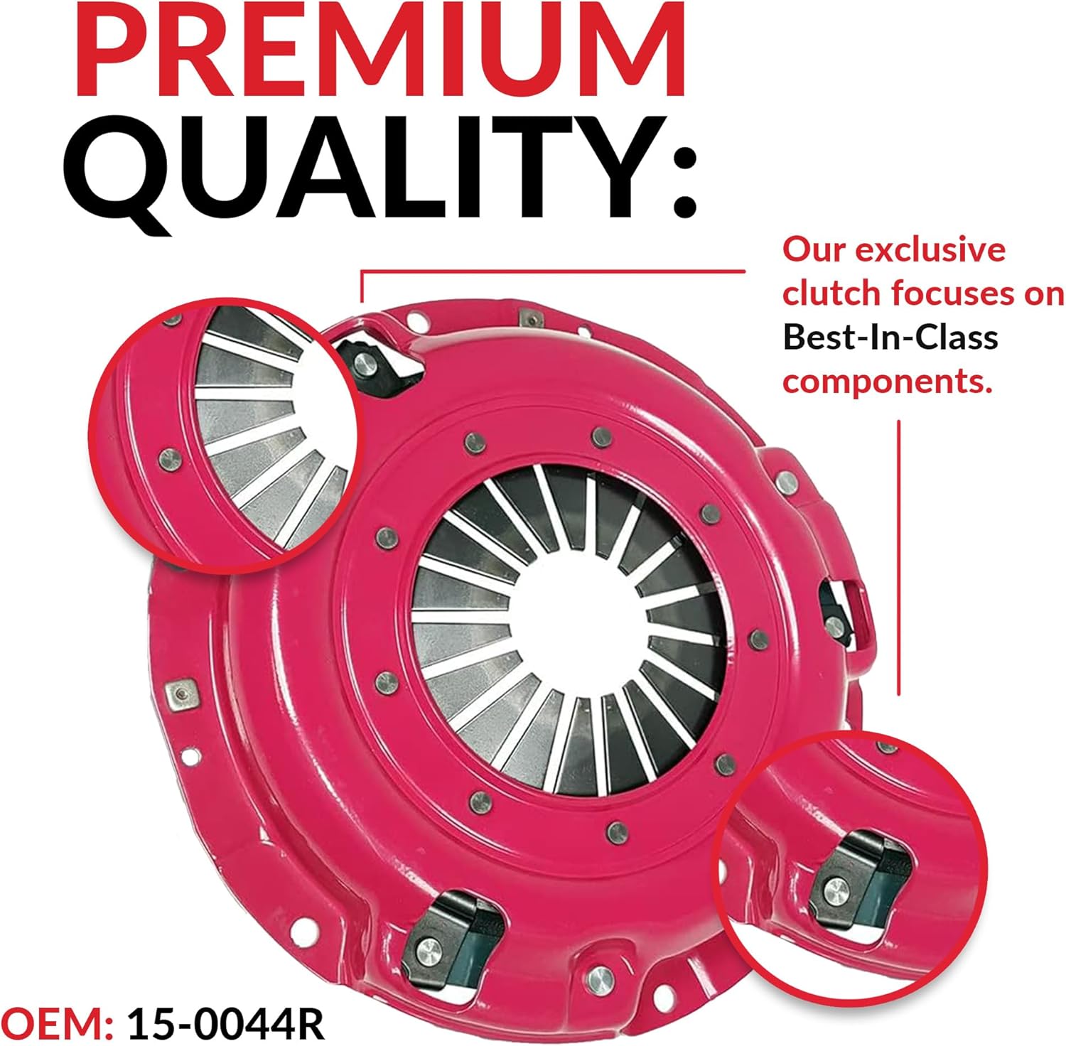 Clutch Kit And Sleeve Compatible With Forester Impreza Legacy X Base Limited Premium Sport Touring 2.5i Outback L H6 L.L. Bean VDC 1996-2012 2.0L H4 2.5L H4 3.0L H6 (Clutch Disc Stage 1; 15-004R)