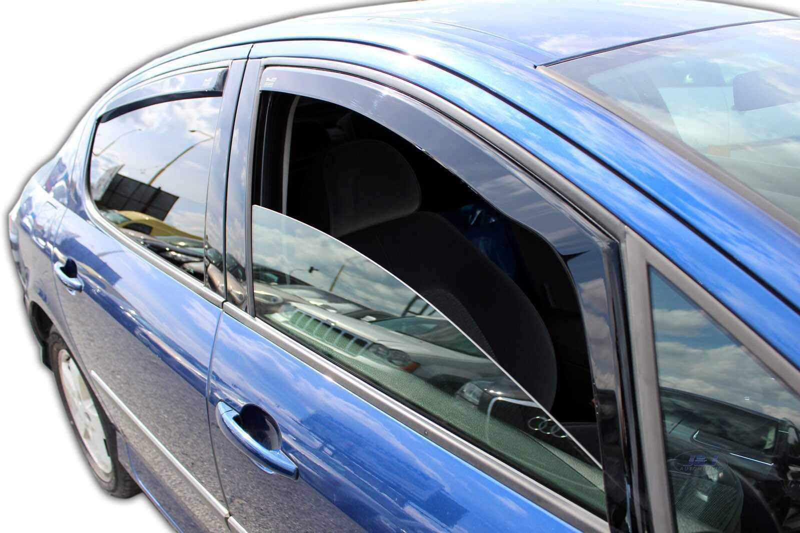 Zyxel Wind Kit 4 Deflettori Aria ISPEED Per Nissan X-Trail T32 2013-2021, Tinteggiati Scuri, Antivent Deflettori Antivento Ispeed T32